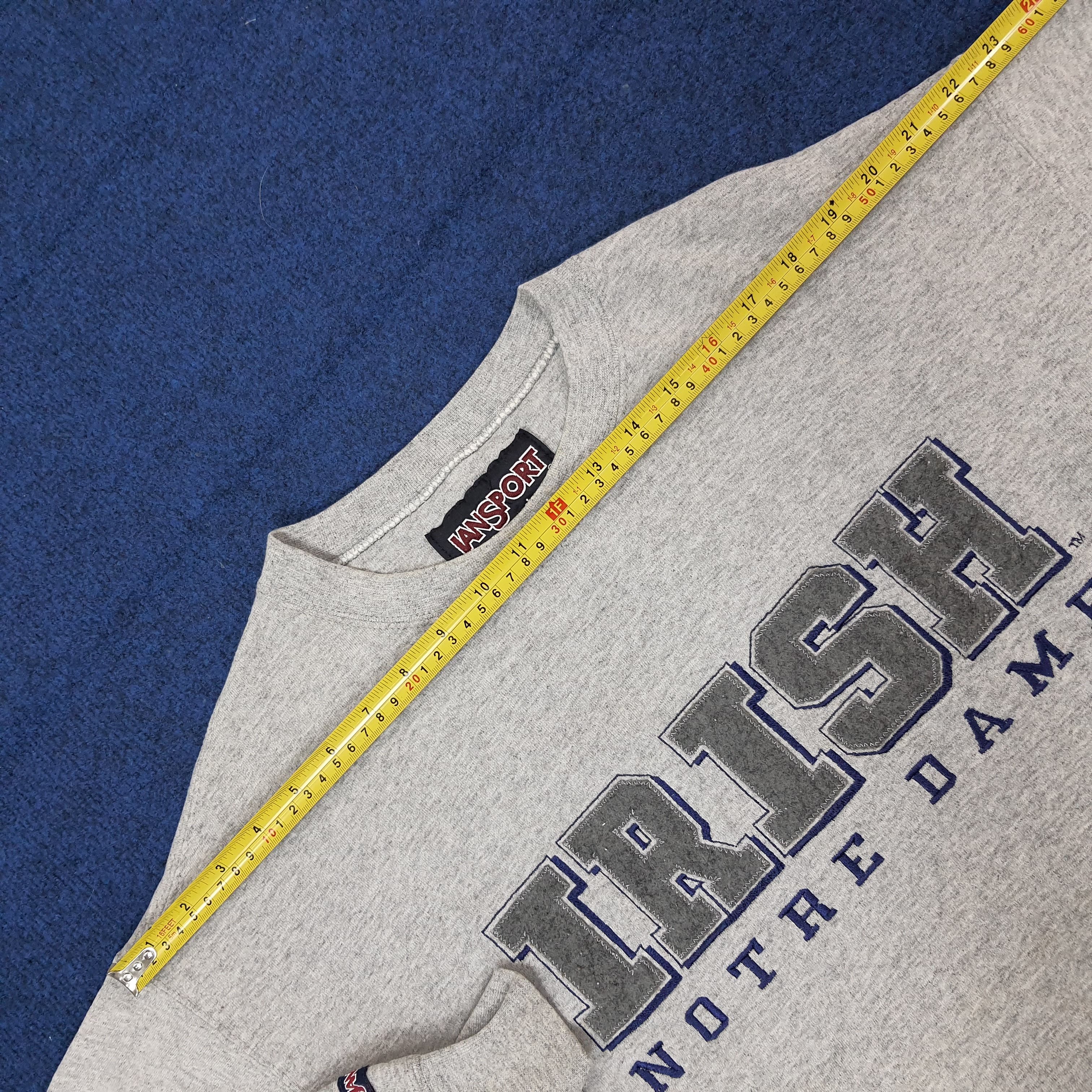 Jansport Vintage Jansport IRISH Notre Dame Sweatshirt C256N9 Size US L / EU 52-54 / 3 - 9 Thumbnail