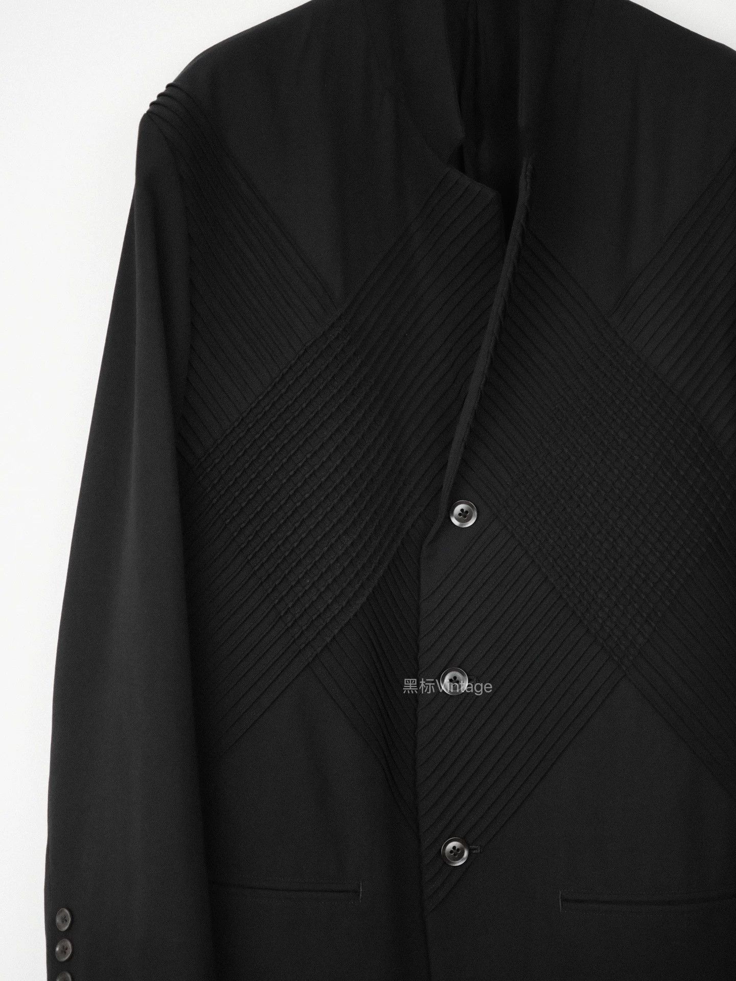 Yohji Yamamoto Yohji Yamamoto 00AW Archive Twill Men's Blazer Size US L / EU 52-54 / 3 - 4 Thumbnail