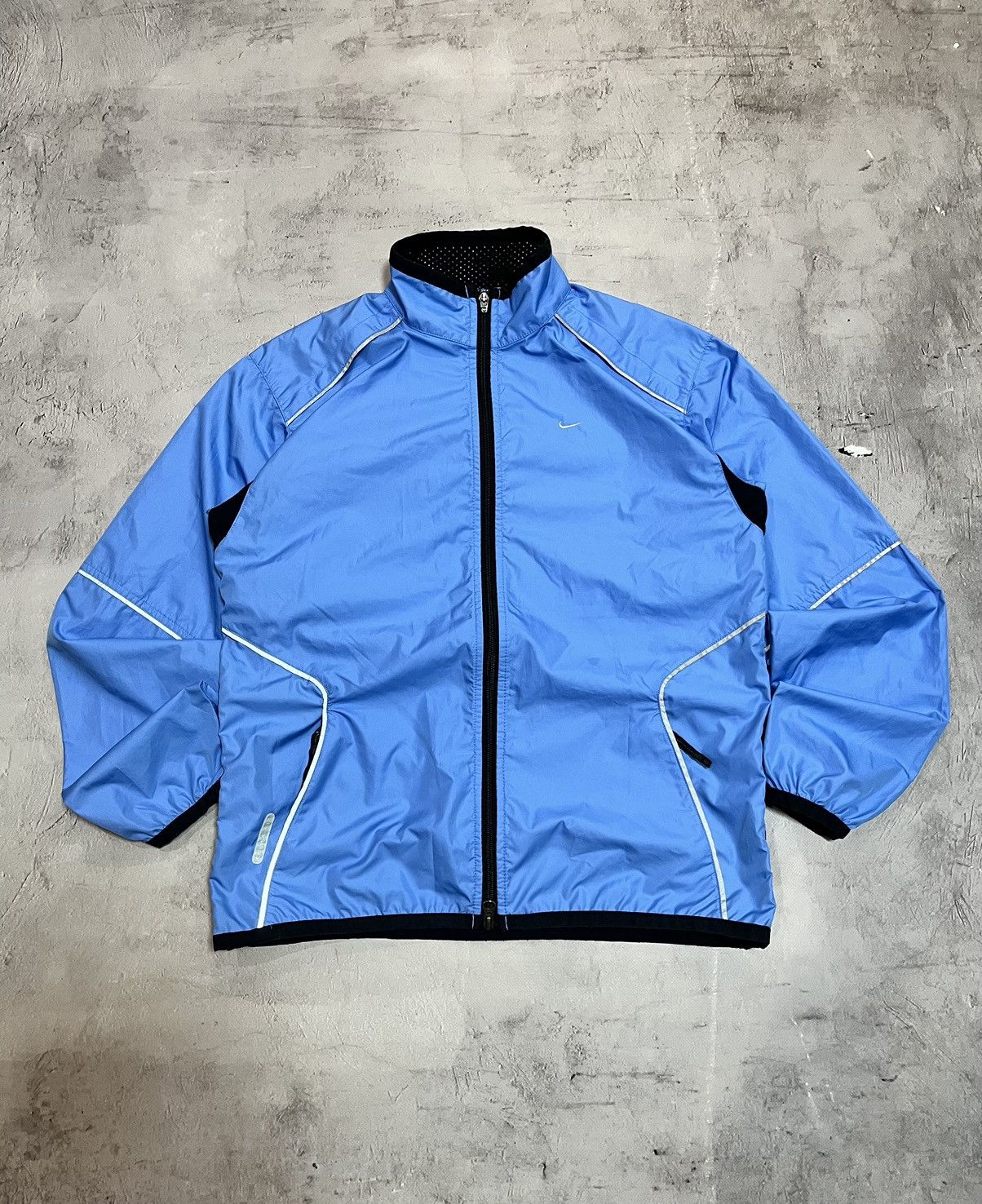 Nike × Vintage Nike Vintage Track Jacket Therma fit Y2K reflective Size US M / EU 48-50 / 2 - 1 Thumbnail
