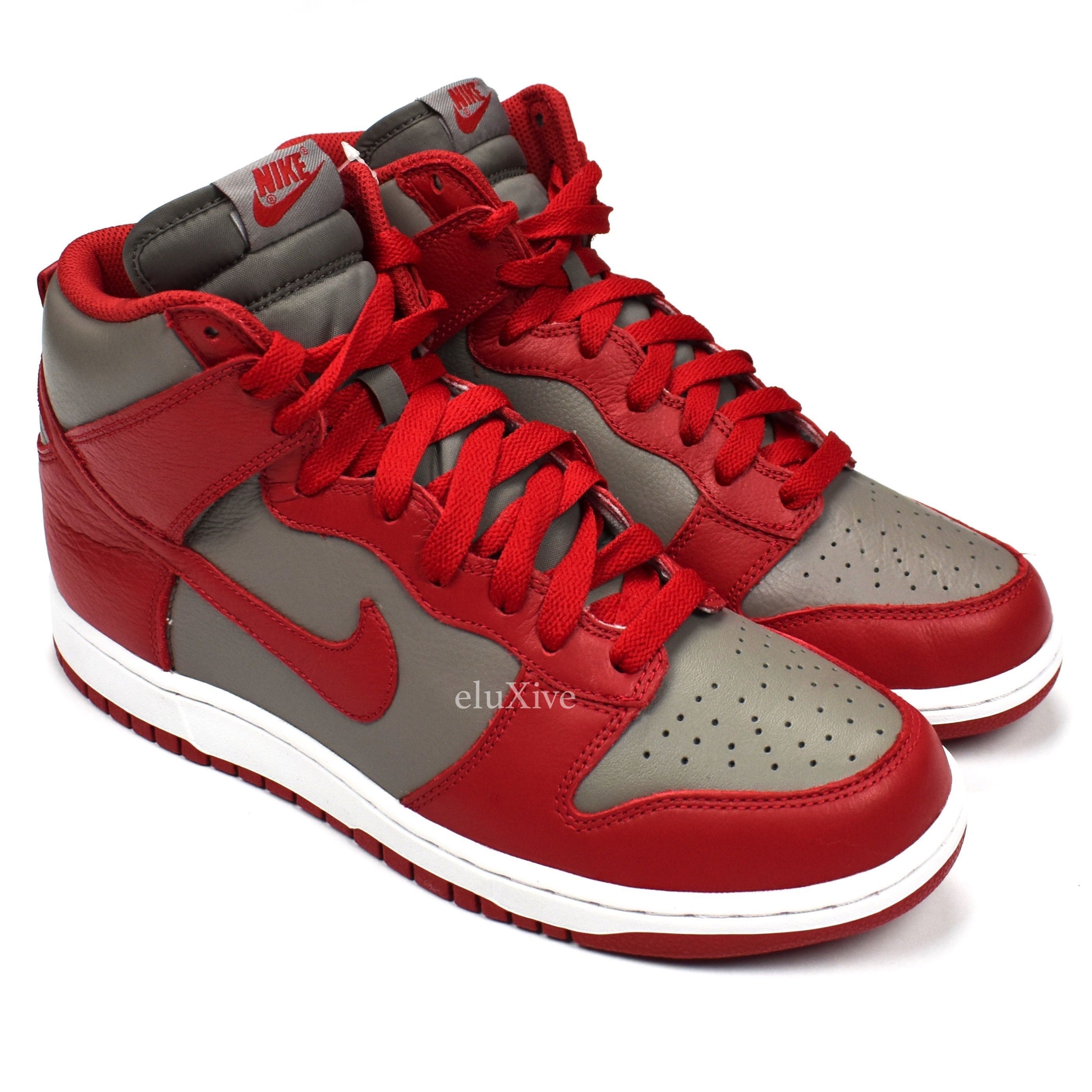 Nike Dunk Retro High QS UNLV Red Gray DS Size US 9.5 / EU 42-43 - 1 Preview