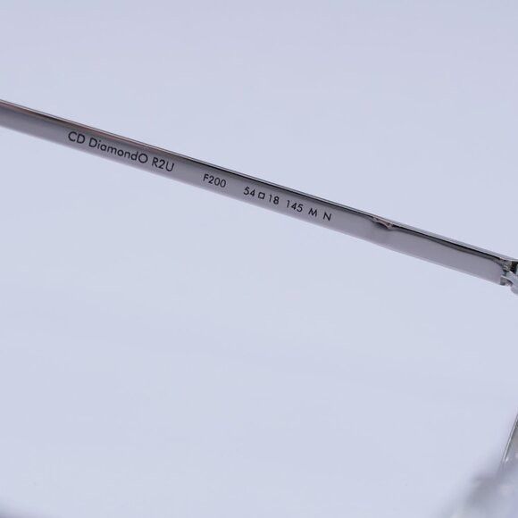 Dior New Dior CD DIAMONDO R2U F200 Eyeglasses - Silver/Gold Frame Size ONE SIZE - 6 Thumbnail