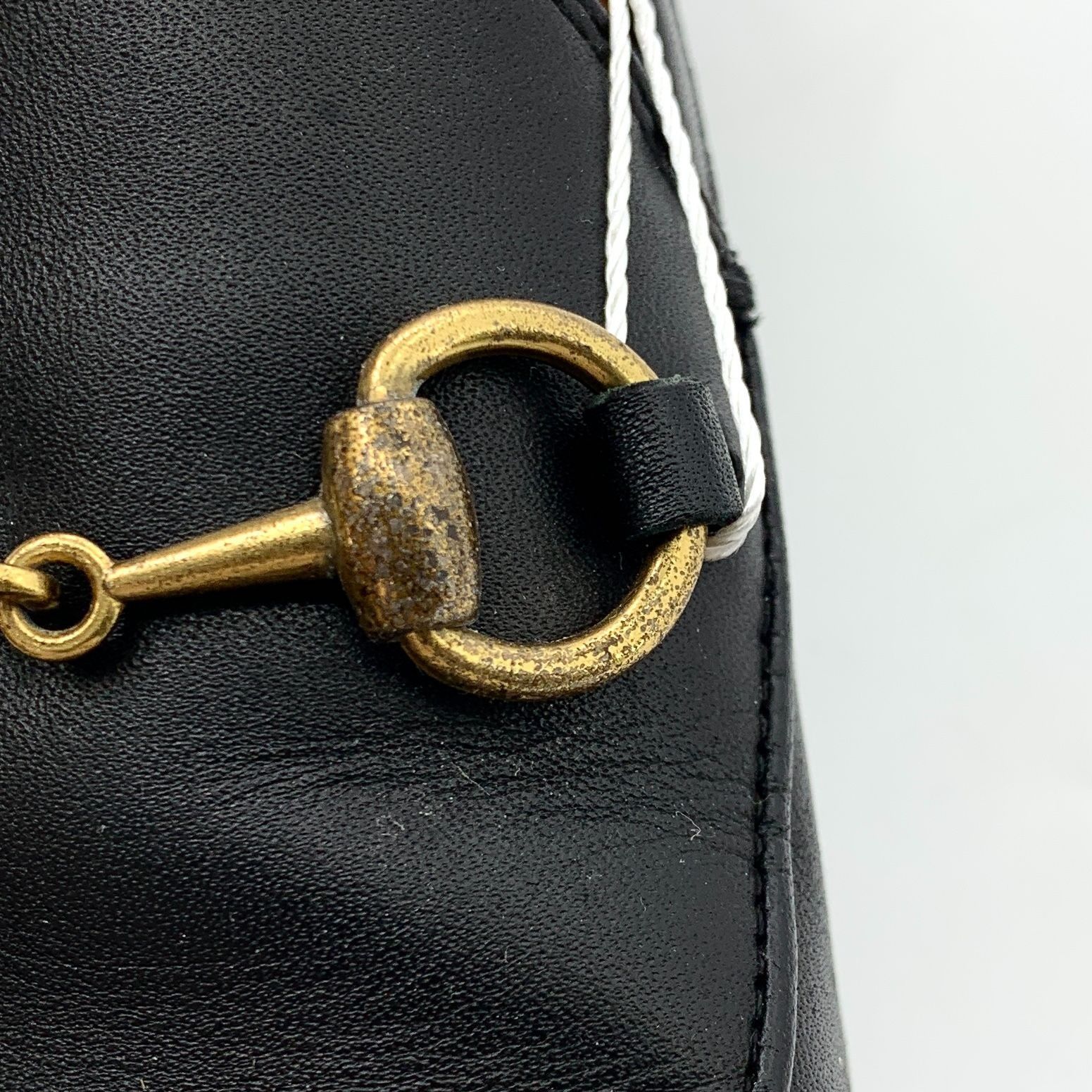 Gucci Gucci Black Round Toe Horsebit Loafers (Size 34) Size US 4 / IT 34 - 3 Thumbnail