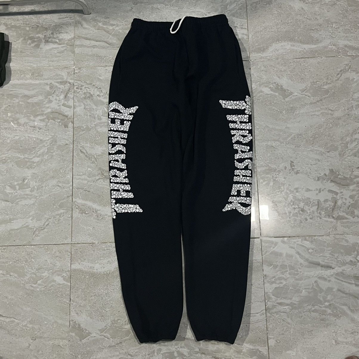 Thrasher Thrasher Skateboard Skull Black Sweatshirt Size US 31 - 1 Thumbnail