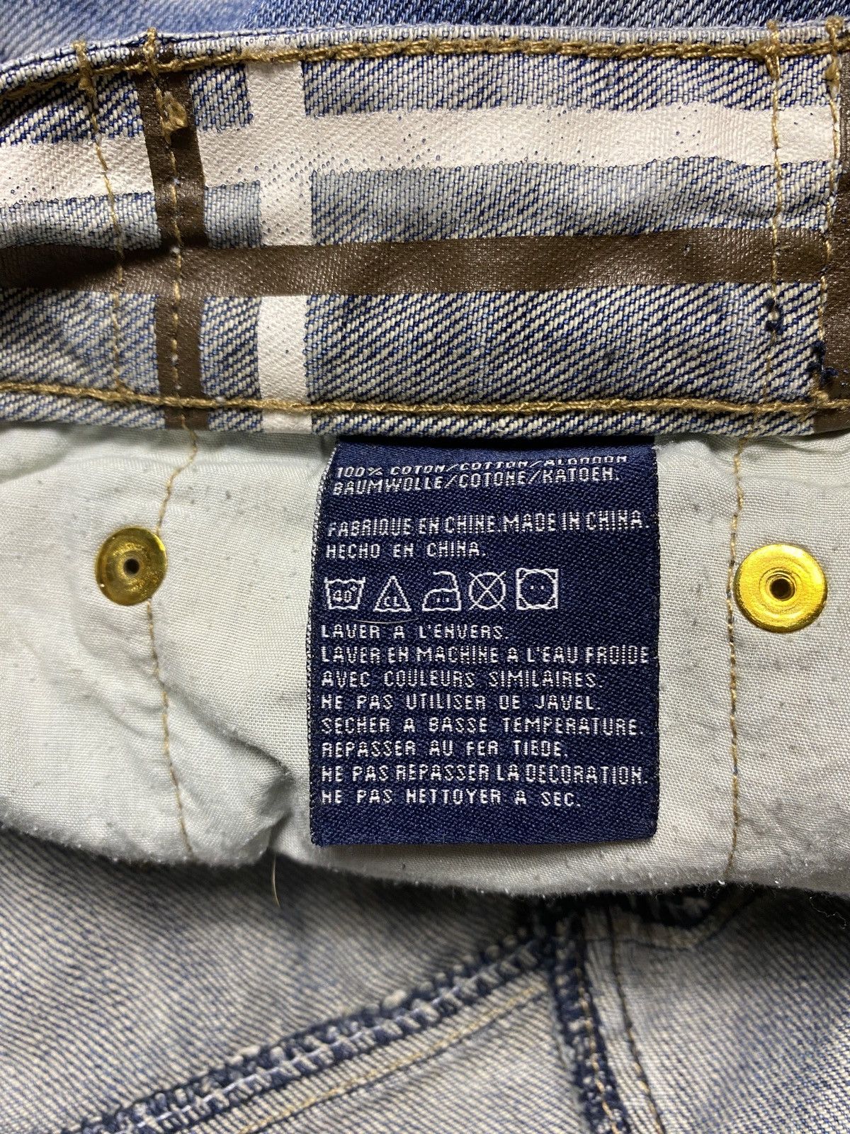 Rap Tees Wrung denim jeans baggy rap hiphop oldschool vintage y2k Size US 34 / EU 50 - 11 Thumbnail