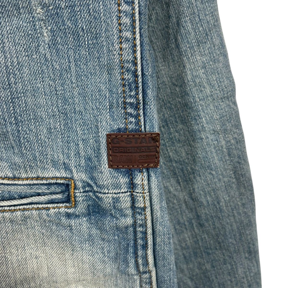 G-Star G-Star Raw D-Staq DC Slim Denim Jacket Light Wash Size US L / EU 52-54 / 3 - 6 Thumbnail