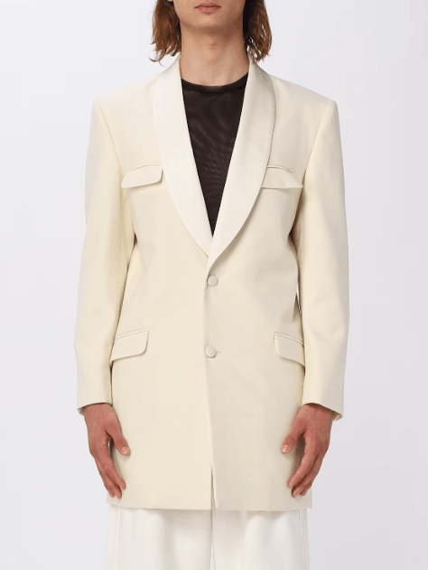 image of Maison Margiela O1W1Db10324 Jackets In White, Men's (Size Medium)