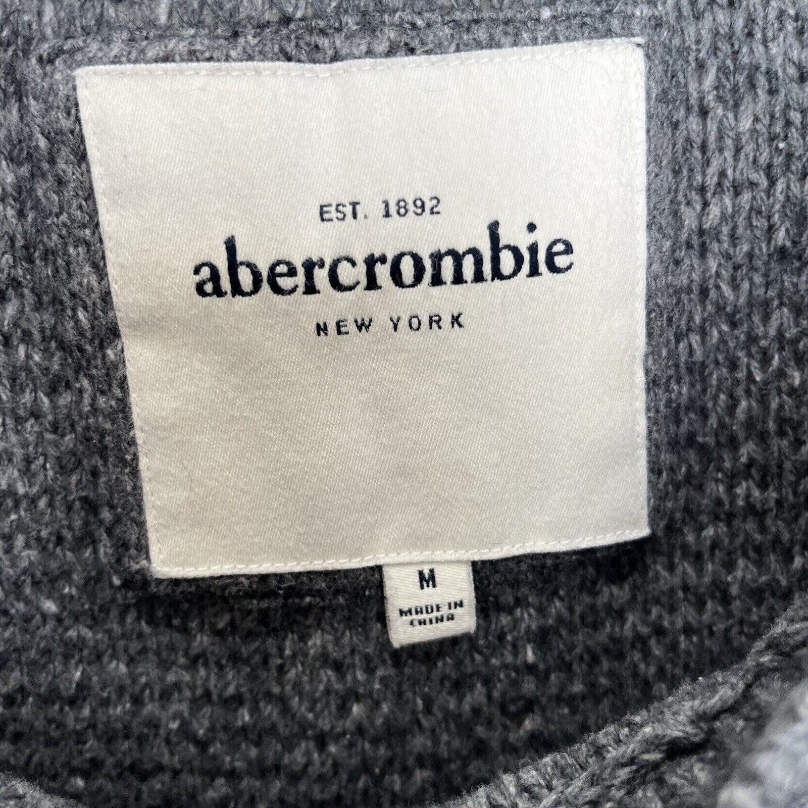 Abercrombie & Fitch Abercrombie | Gray Angora Blend Short Sleeve Knit Sweater Size M / US 6-8 / IT 42-44 - 4 Thumbnail