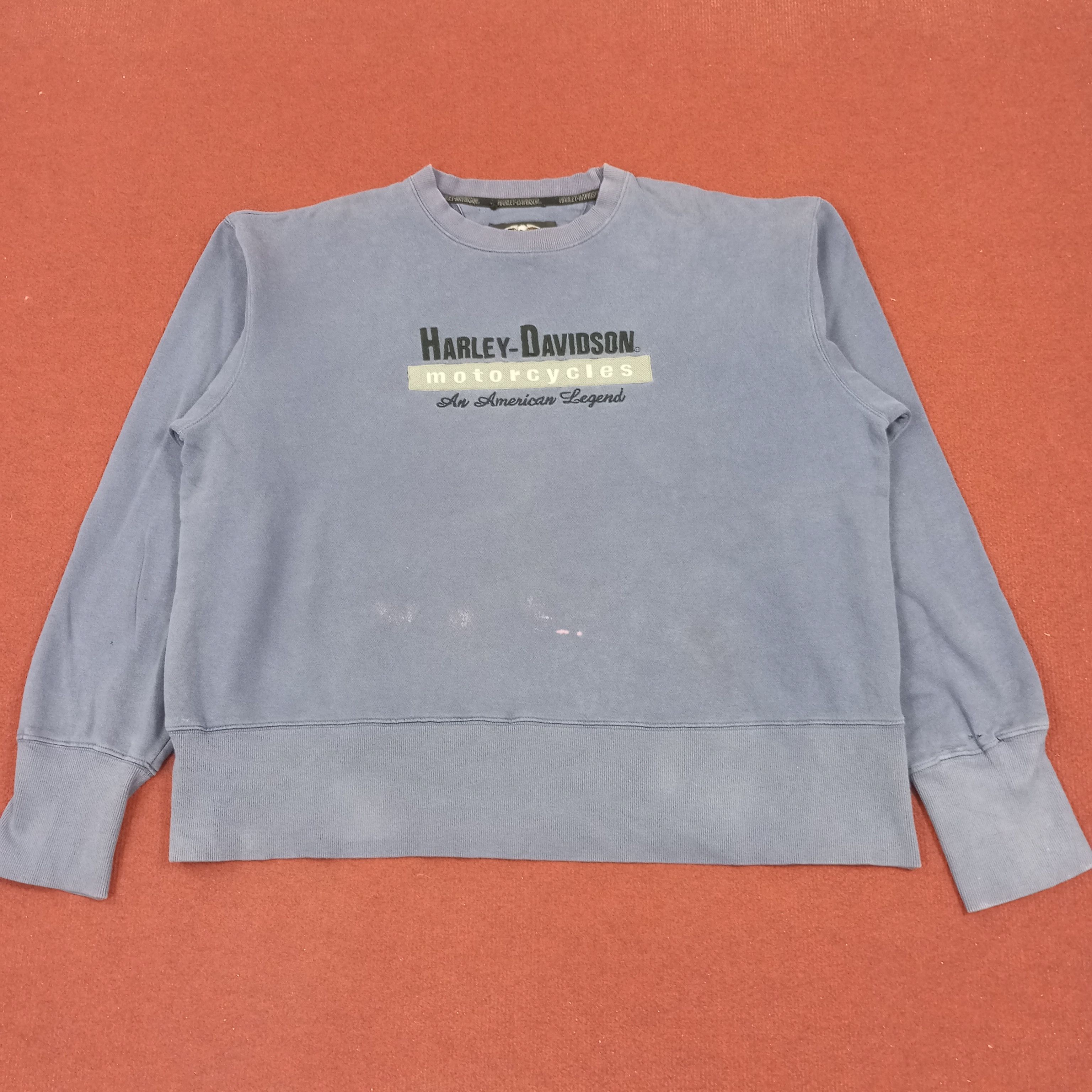 Harley Davidson × Vintage Harley Davidson Motorcycle Brand Promo Style Sweatshirt Size US XXL / EU 58 / 5 - 1 Thumbnail
