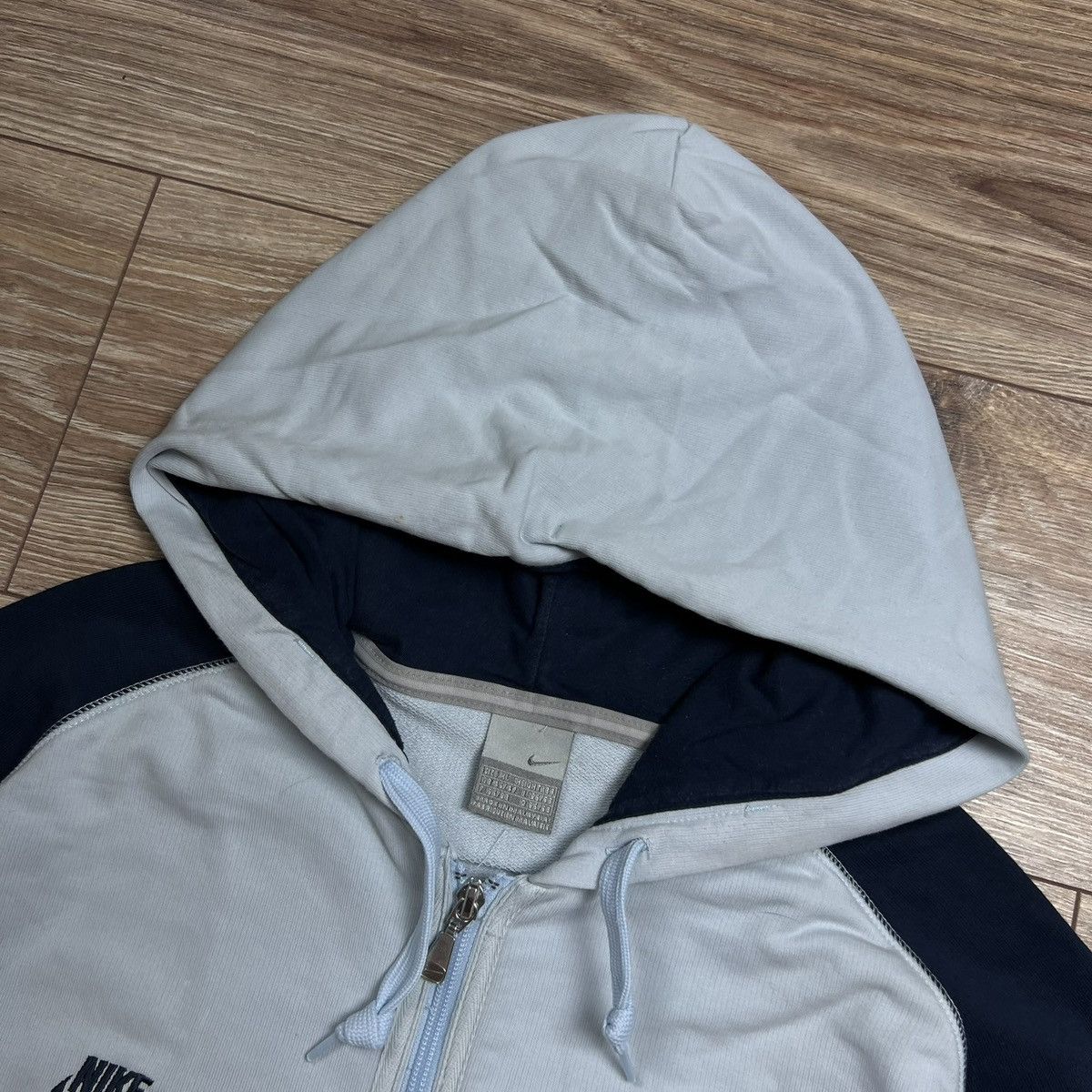 Nike 90s Nike Athletic Vintage Big Logo Oversized Zip Hoodie Size US XL / EU 56 / 4 - 6 Thumbnail