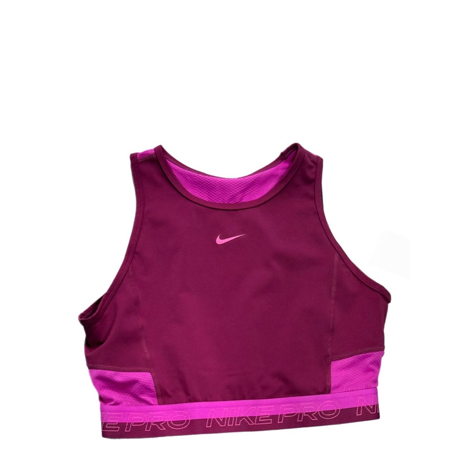 Nike Nike Pro Magenta Compression Crop Top Size S / US 4 / IT 40 - 1 Thumbnail