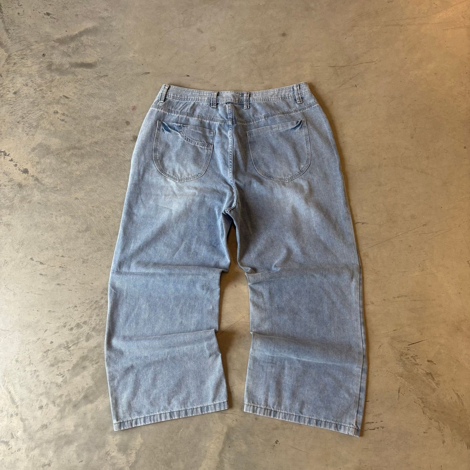 Vintage Vintage faded washed super baggy jeans Size US 34 / EU 50 - 4 Thumbnail