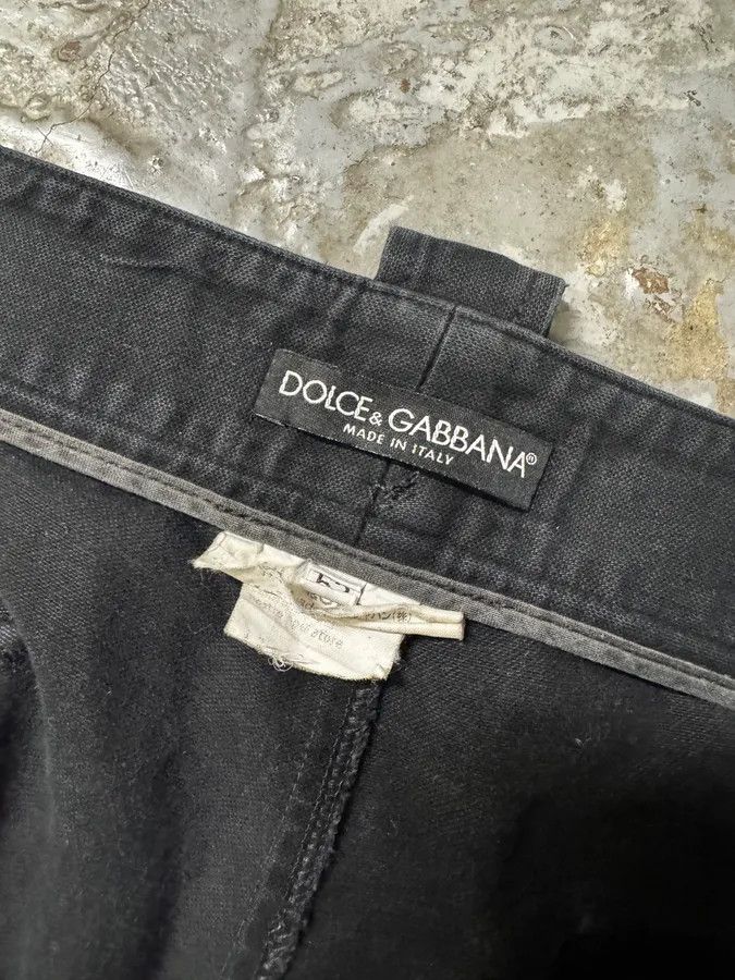 Dolce & Gabbana AW2003 Dolce & Gabbana Anatomic Black Zips Pants Size US 33 - 8 Thumbnail