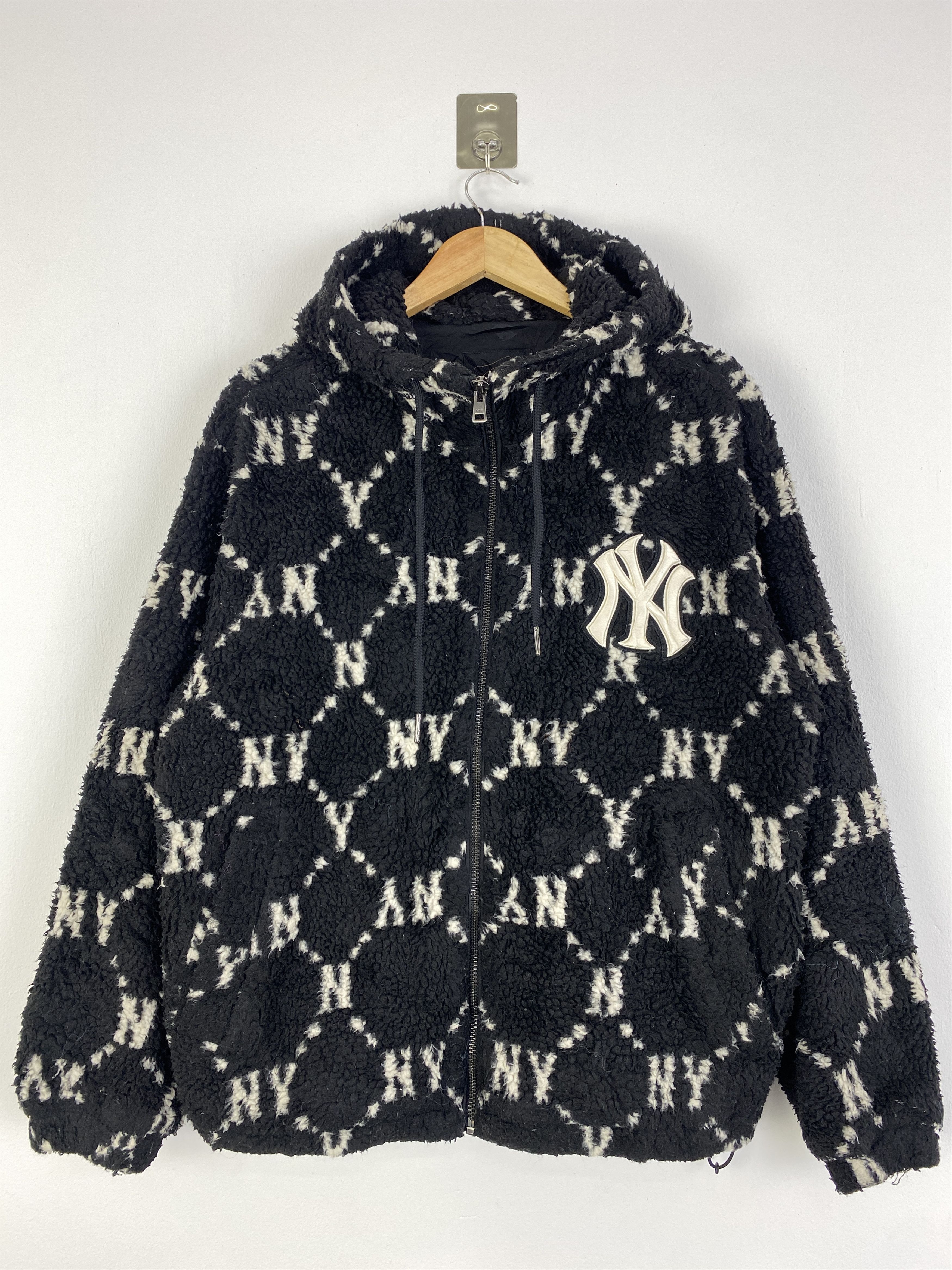 MLB MLB New York Yankees Monogram Fleece/Sherpa Jacket JA0188 Size US M / EU 48-50 / 2 - 1 Thumbnail