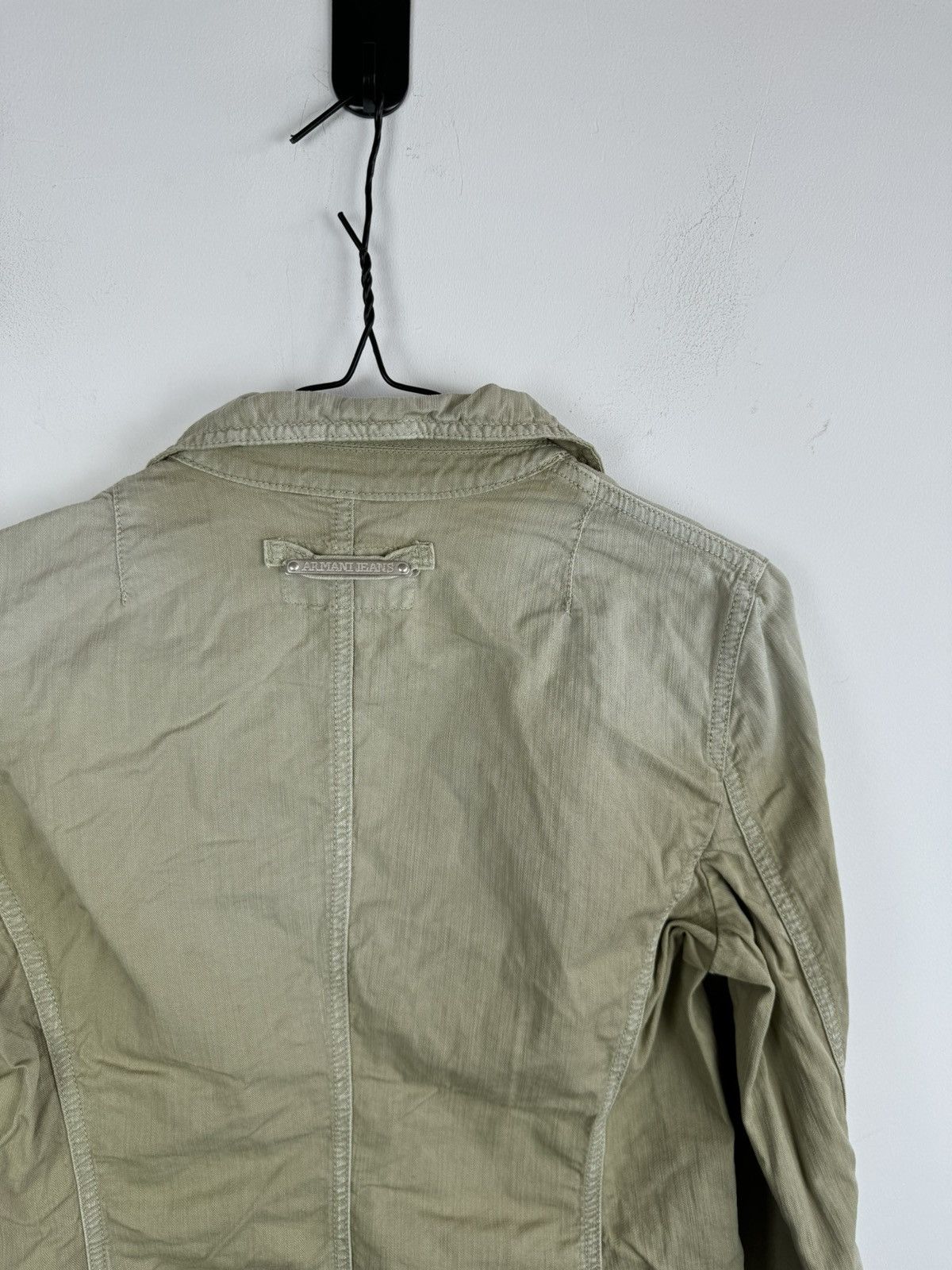 Armani Vintage Woman’s Armani Jeans Colour Gradient Blazer Jacket Size L / US 10 / IT 46 - 7 Thumbnail