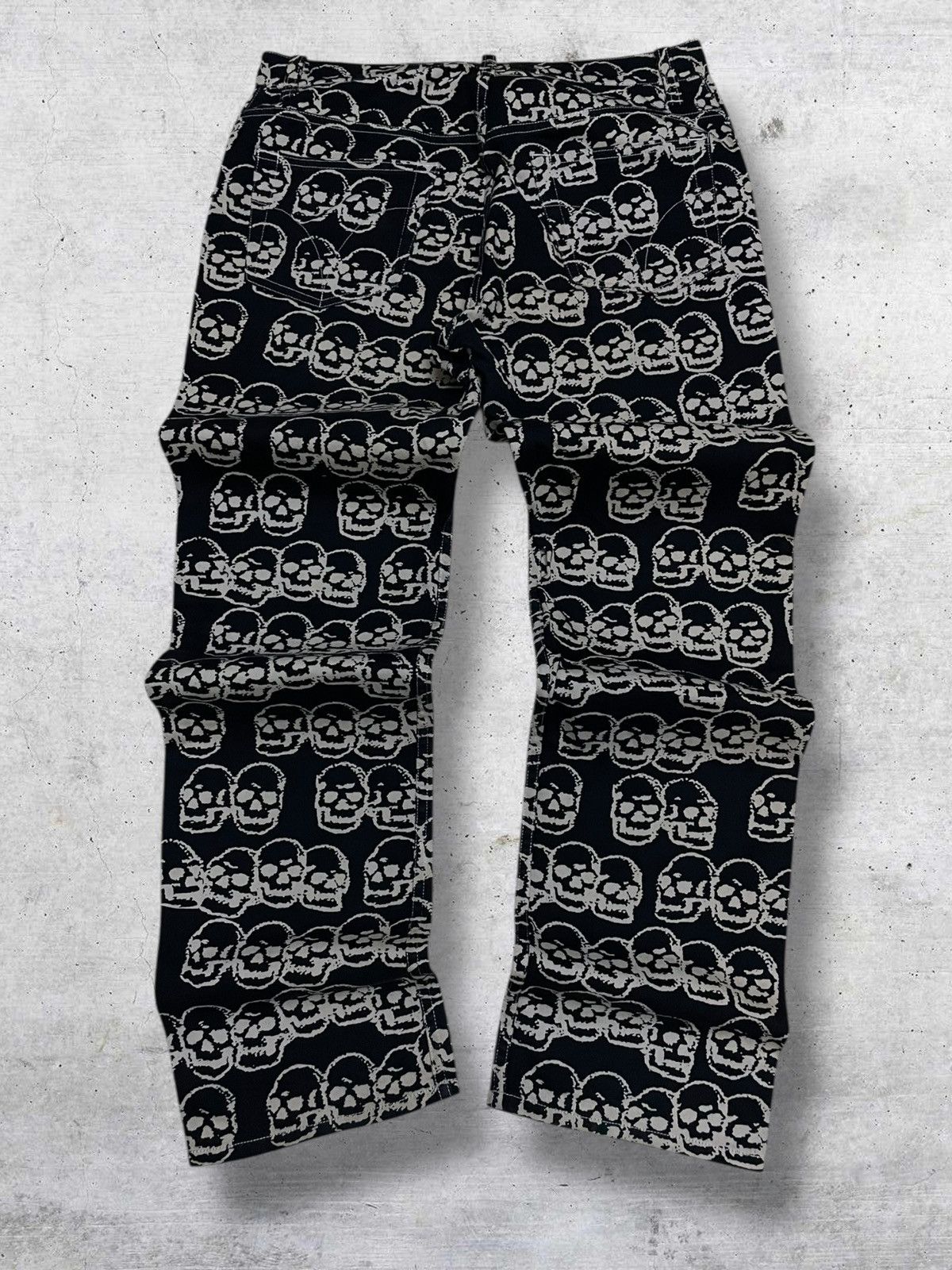 Hysteric Glamour VINTAGE HYSTERIC GLAMOUR FULLPRINT SKULL ICONIC PUNK PANT Size US 28 / EU 44 - 8 Thumbnail