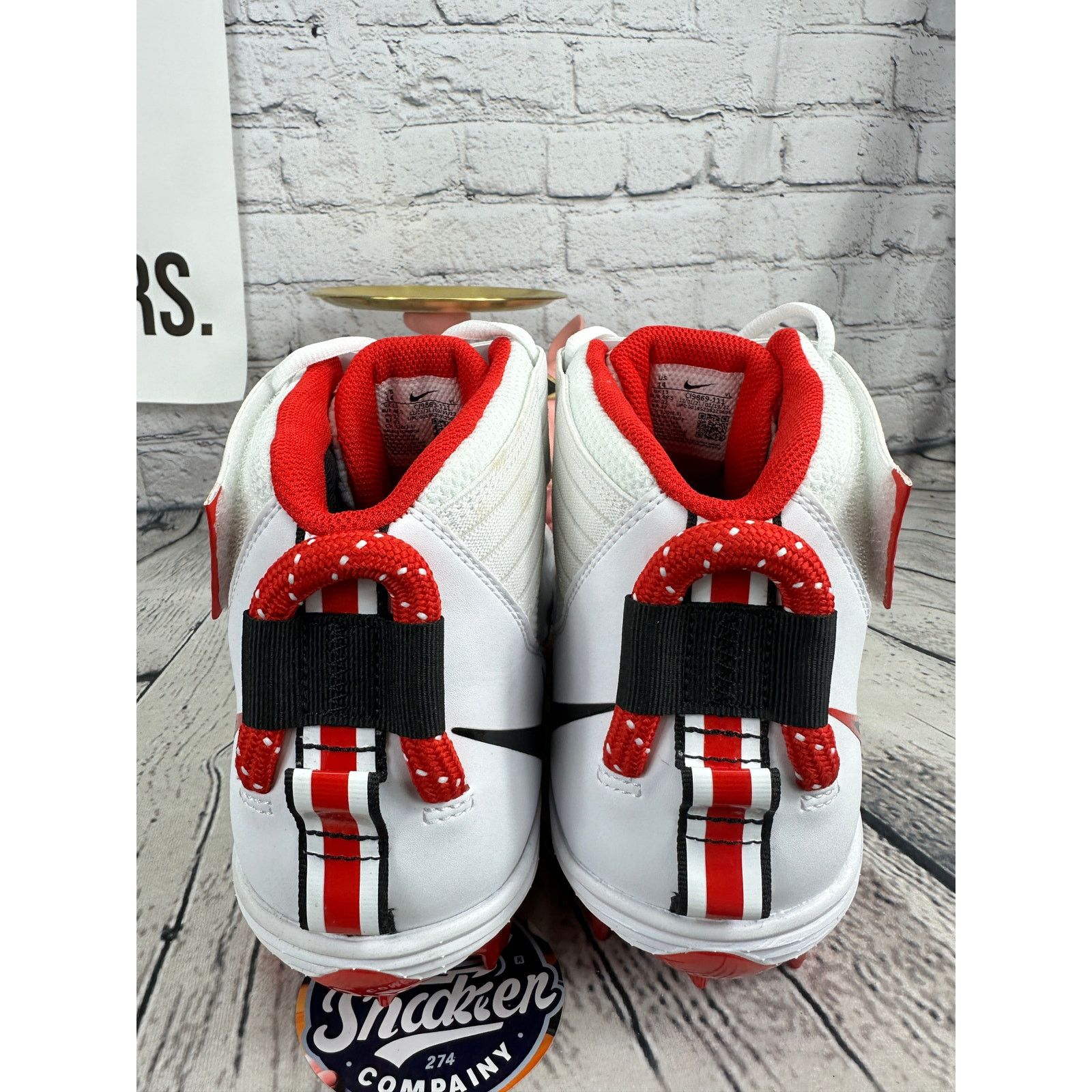Nike Nike x Ohio State Force Savage Pro 2 Football Cleats Mens 14 Size US 14 / EU 47 - 4 Thumbnail