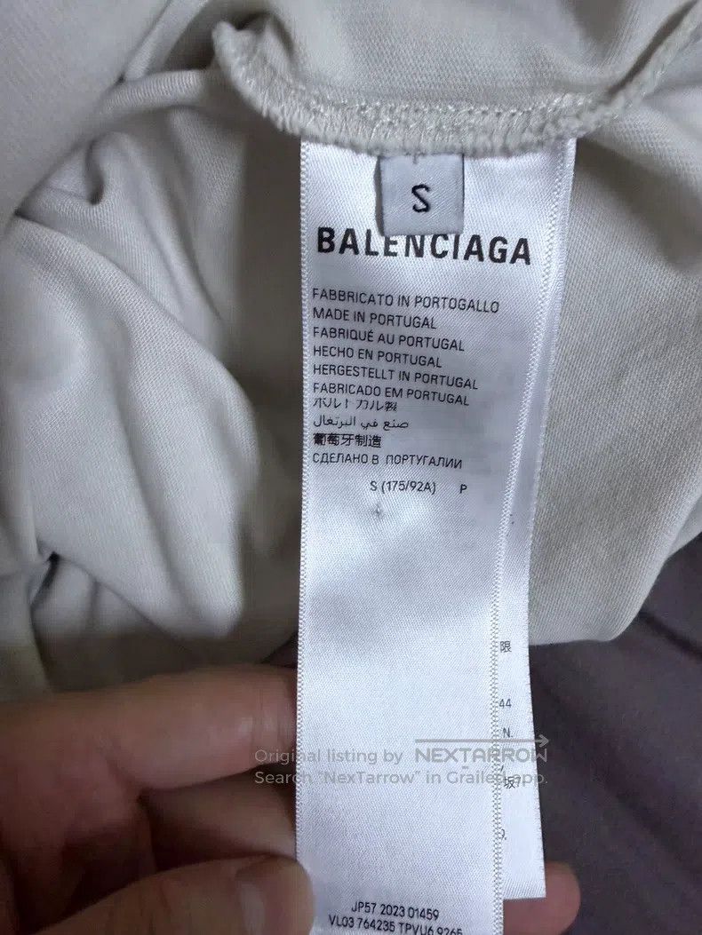 Balenciaga Balenciaga Printed Short Sleeve Size US S / EU 44-46 / 1 - 4 Thumbnail