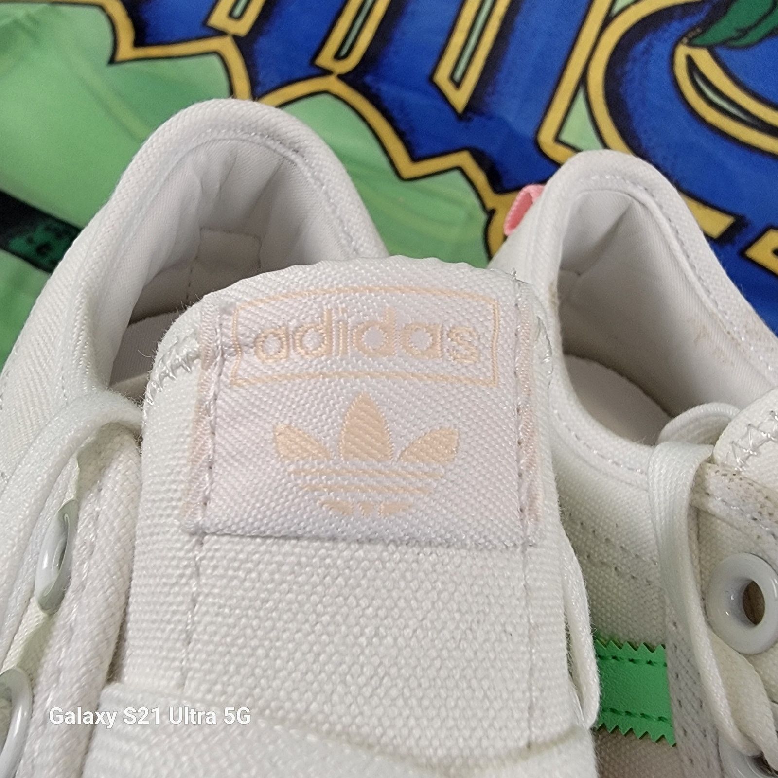 Adidas ADIDAS (GS) NIZZA PLATFORM J White/Pink/Multi Girls Size 4.5 Size US 4.5 / IT 34.5 - 6 Thumbnail