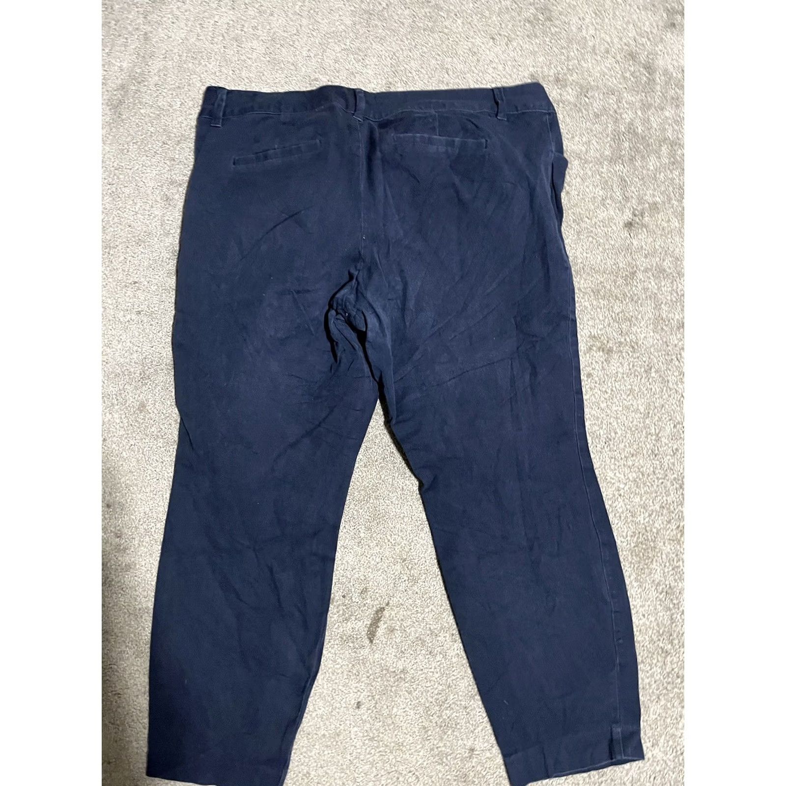 Old Navy Old Navy Pixie Skinny Ankle Pants Women Size 16 Blue Pockets Size 38" / US 16 / IT 52 - 3 Thumbnail
