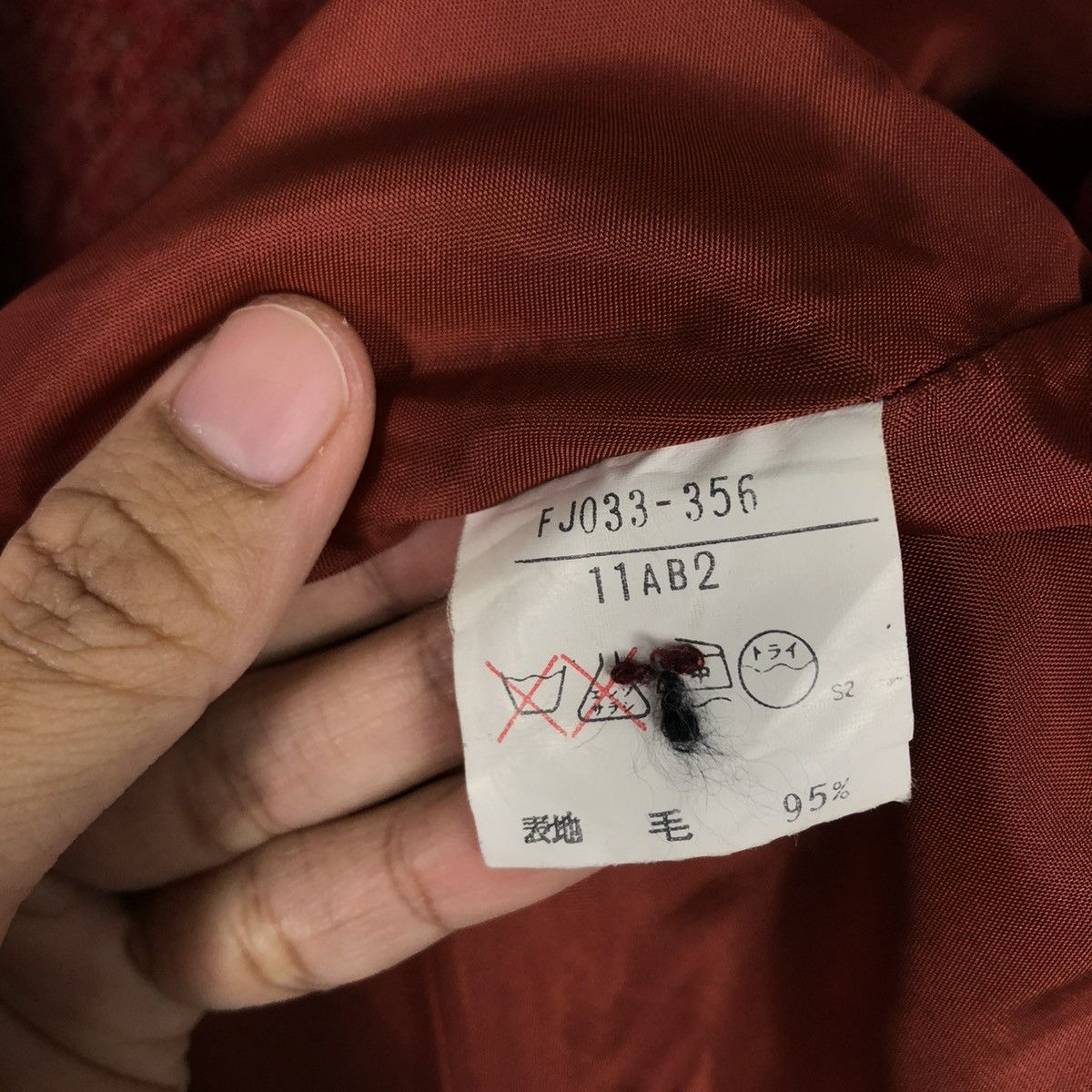 Burberry 🔥VINTAGE BURBERRYS KNIT WOOL BOMBER JACKET DOUBLE BREAST Size US M / EU 48-50 / 2 - 20 Thumbnail