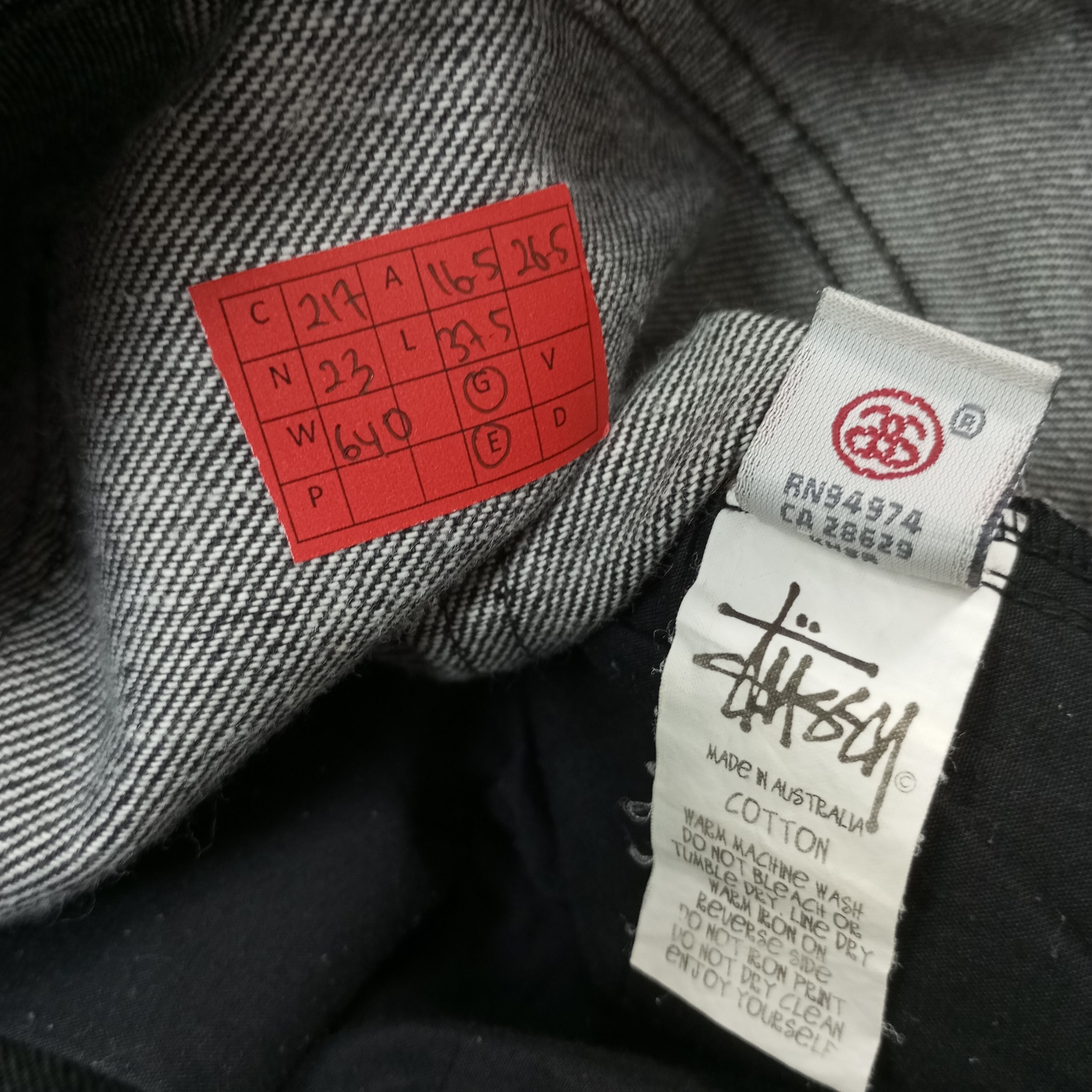 Stussy Stussy Streetwear Custom Art Logo Style Jeans C217N23 Size US 33 - 13 Thumbnail