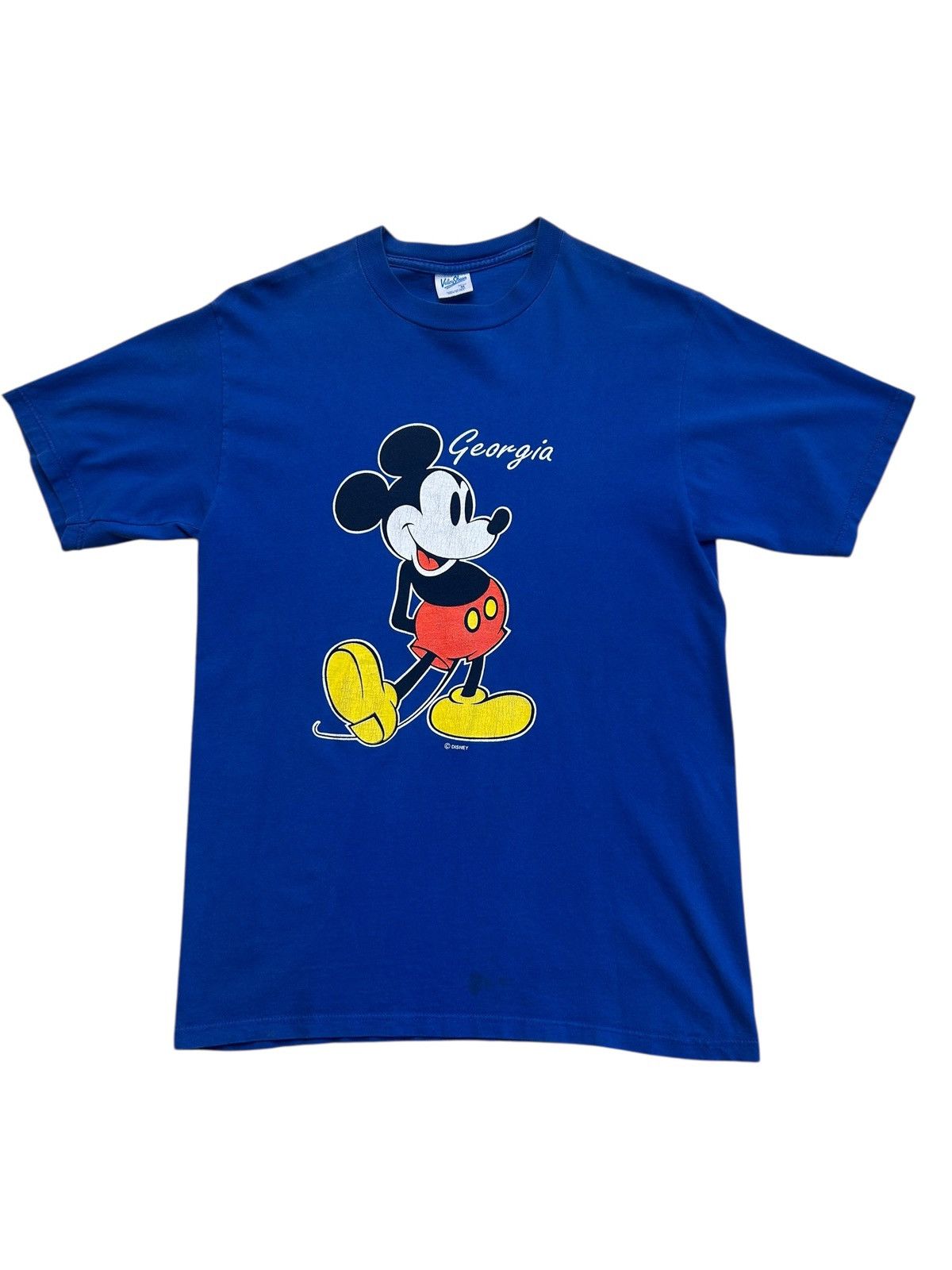 Velva Sheen 80’s Mickey Mouse Georgia Tee Size US M / EU 48-50 / 2 - 1 Thumbnail