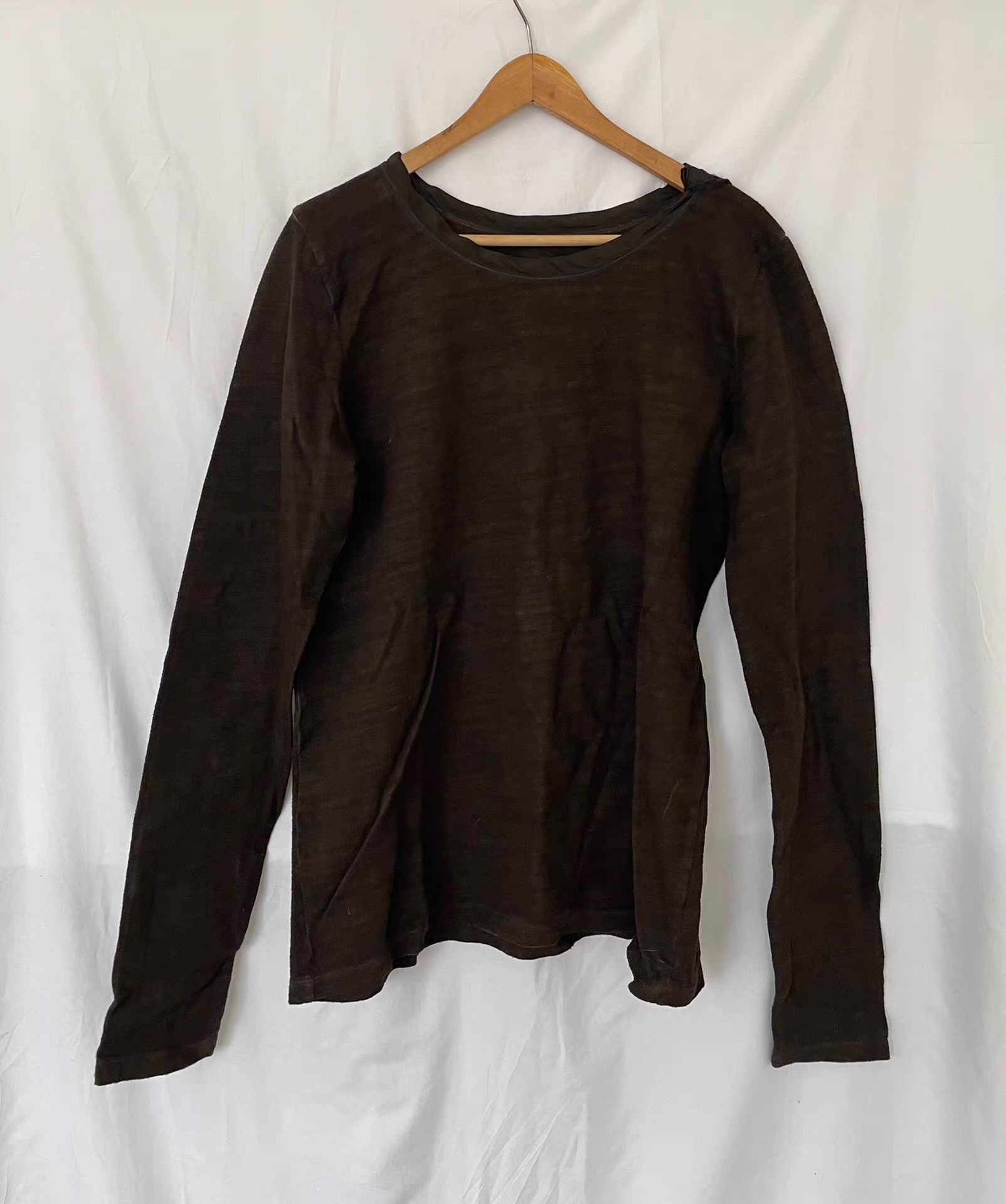 Uma Wang Uma Wang 22FW Brown Long-Sleeve T-shirt Ｑ21 Size M / US 6-8 / IT 42-44 - 1 Thumbnail