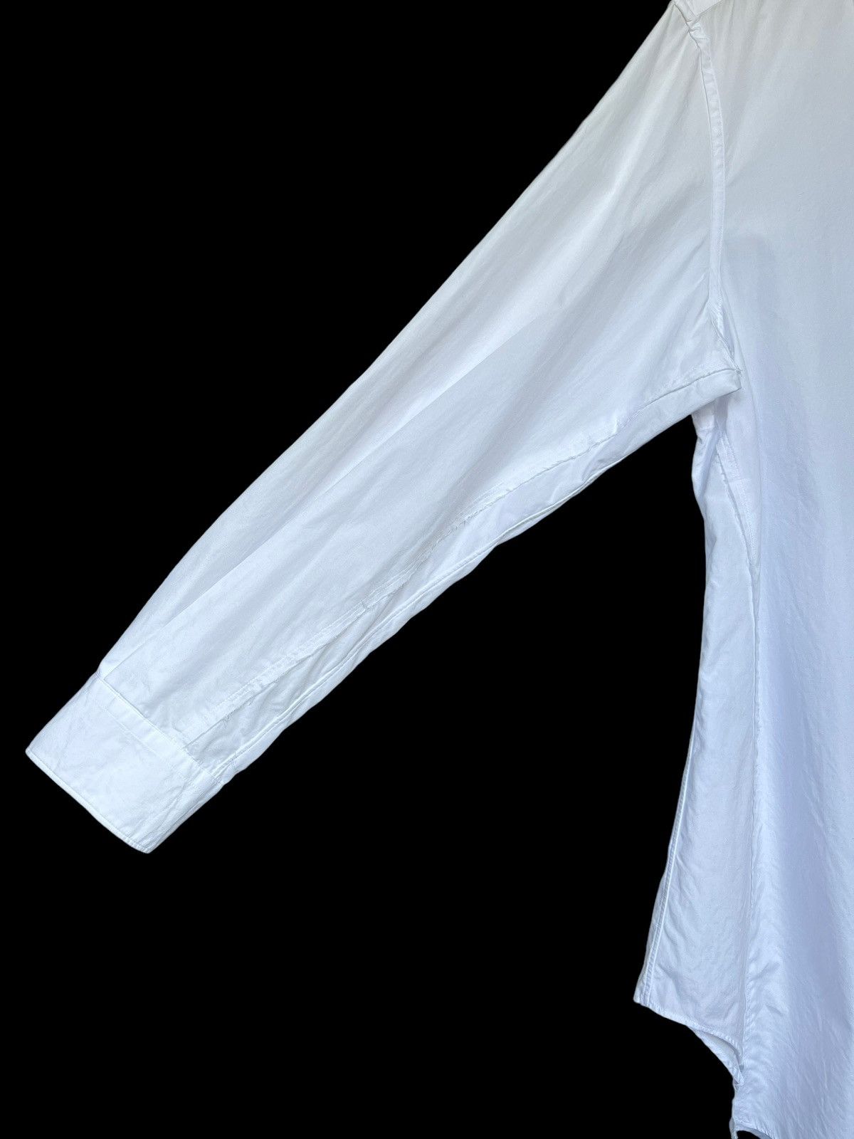 Comme des Garcons 2017 Comme des Garçons Shaped Cut-Off Button Up Shirt Size US L / EU 52-54 / 3 - 9 Thumbnail