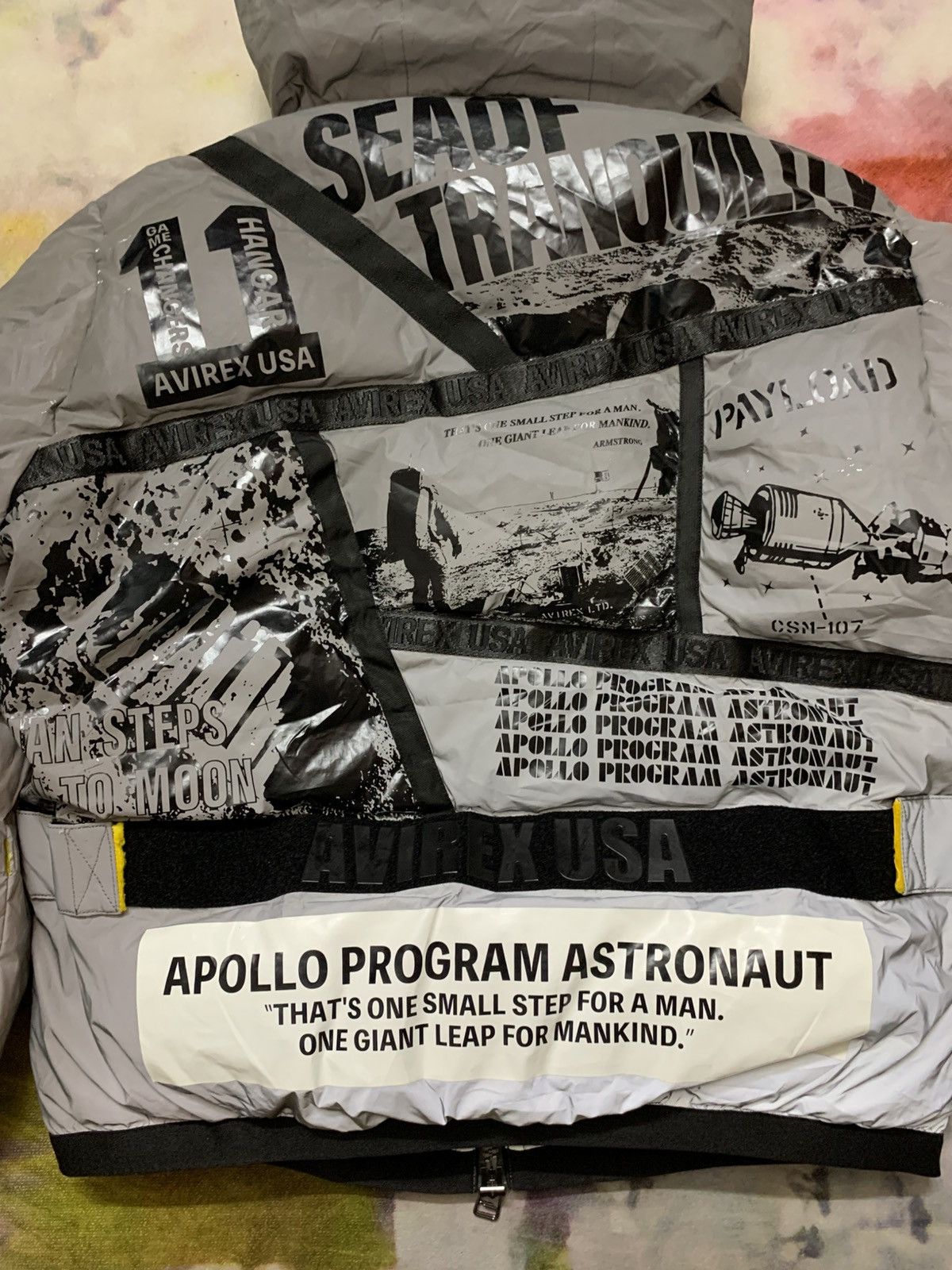 Avirex Avirex Astronaut Apollo Glowing Puffer Down Jacket Size US L / EU 52-54 / 3 - 17 Thumbnail