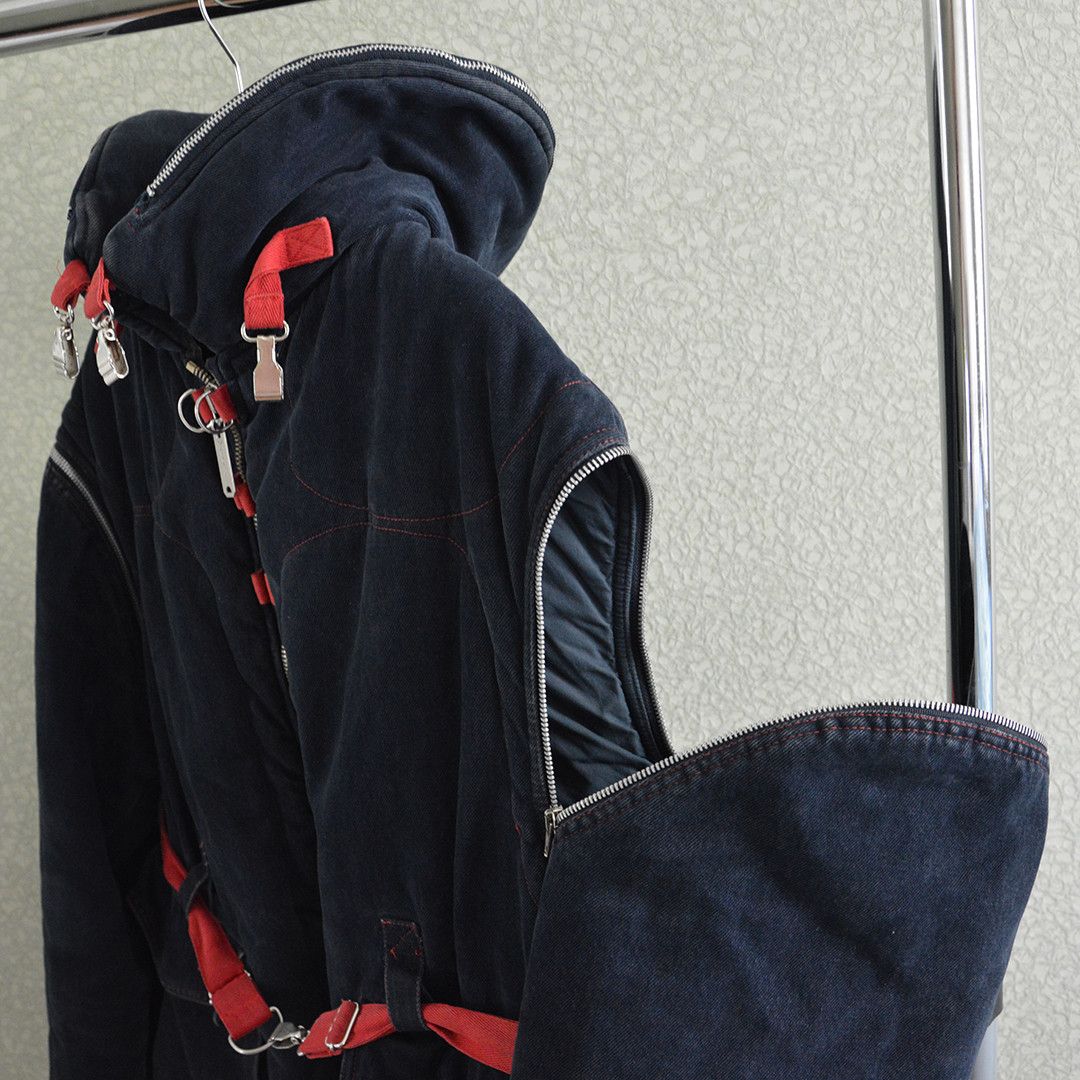 Armani AW93 Modular Bondage Jacket Size US L / EU 52-54 / 3 - 7 Thumbnail