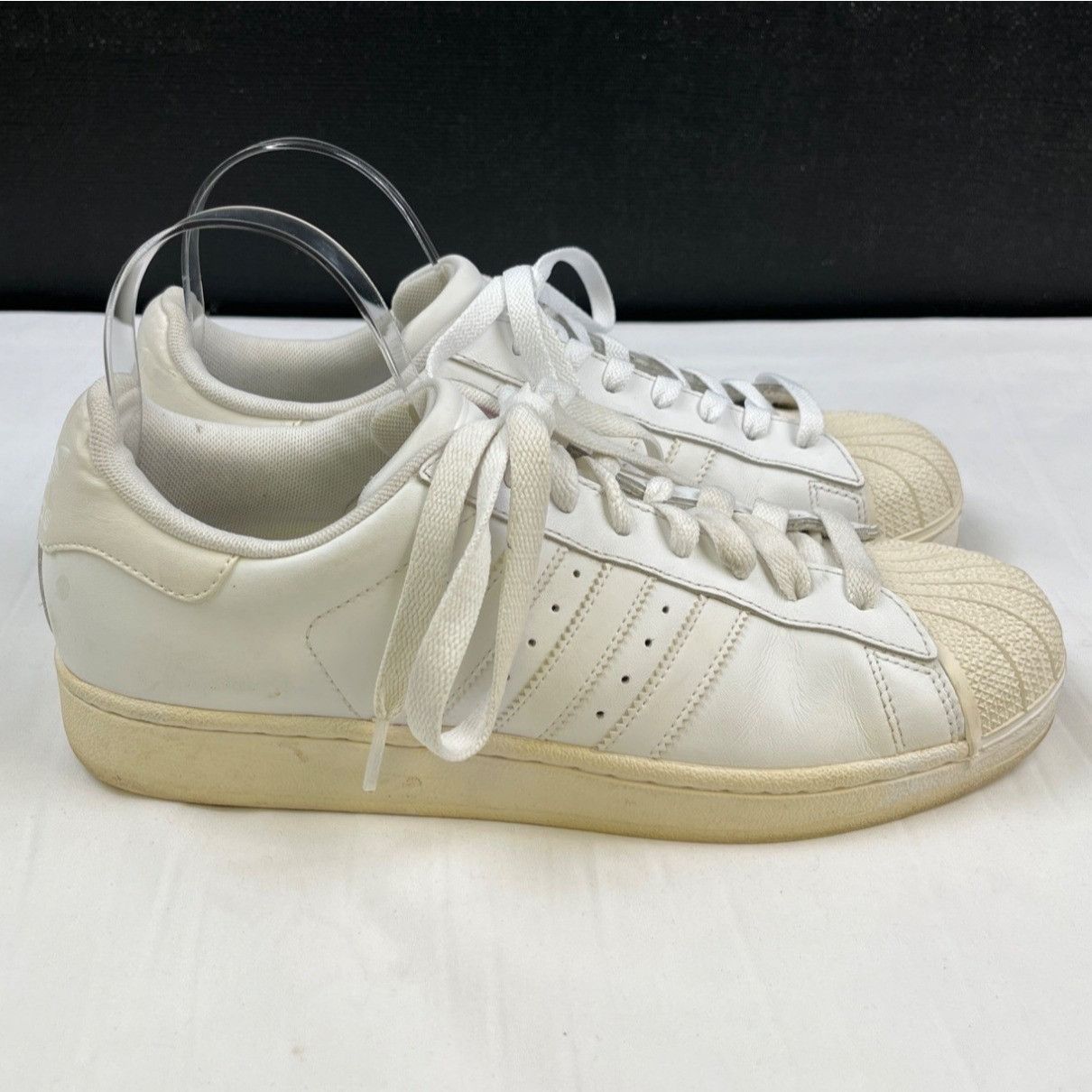 Adidas Adidas Men's White Shoes/Sneaker/Low-Top Size 9 SKU 4567 Size US 9 / EU 42 - 4 Thumbnail