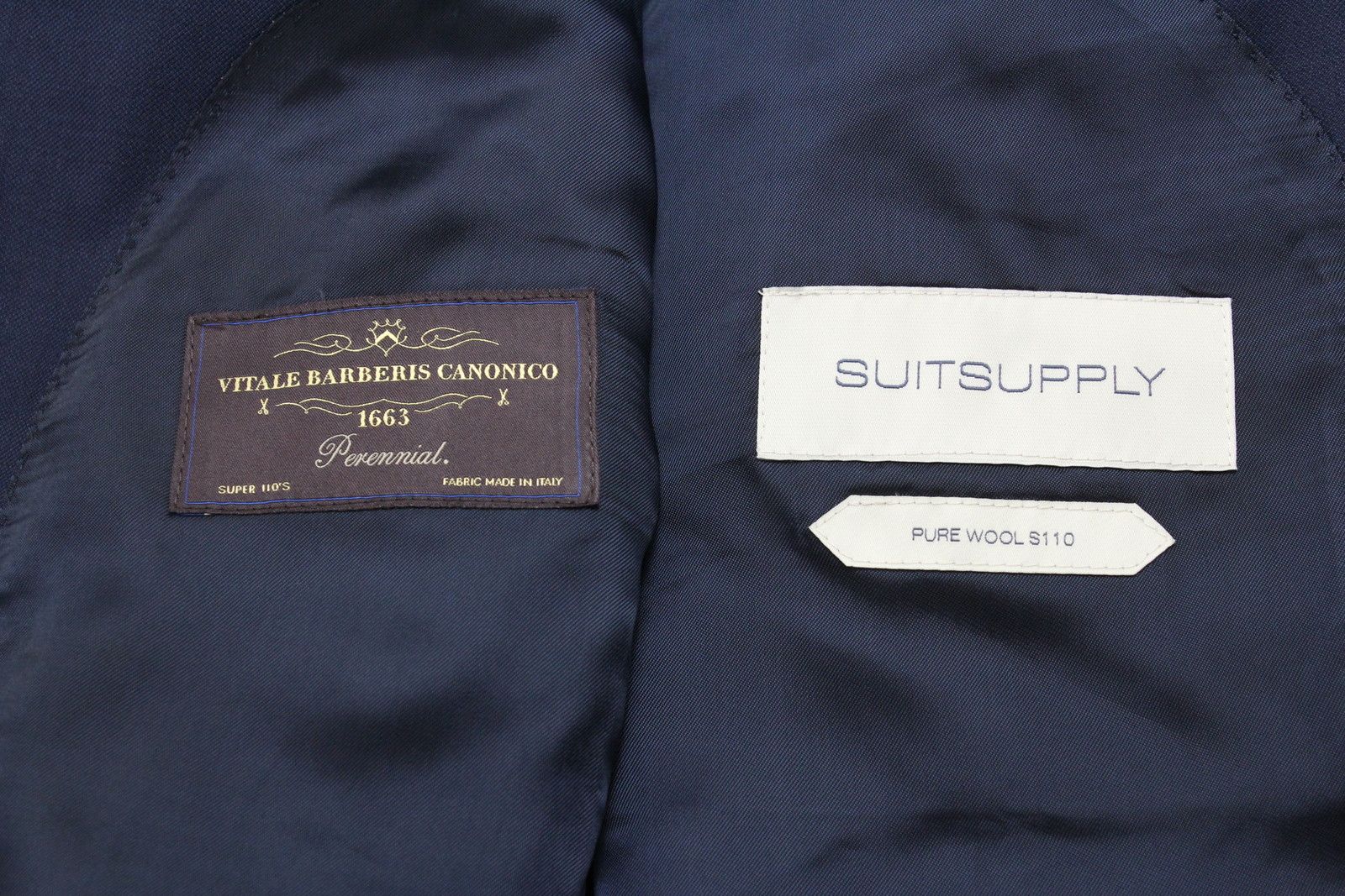 Suitsupply SUITSUPPLY Lazio Slim / Brescia Suit Men's UK 50L / UK 44 Size 44R - 6 Thumbnail