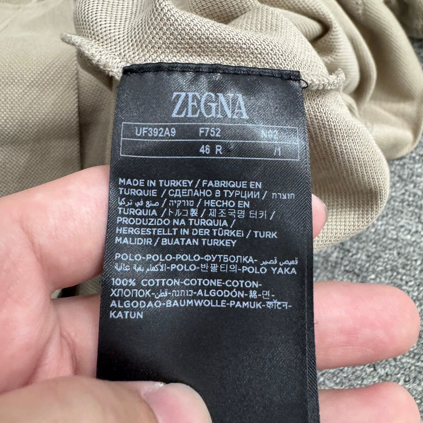 Ermenegildo Zegna 2395 Zegna Polo Shirt Size 46 New Size US S / EU 44-46 / 1 - 3 Thumbnail