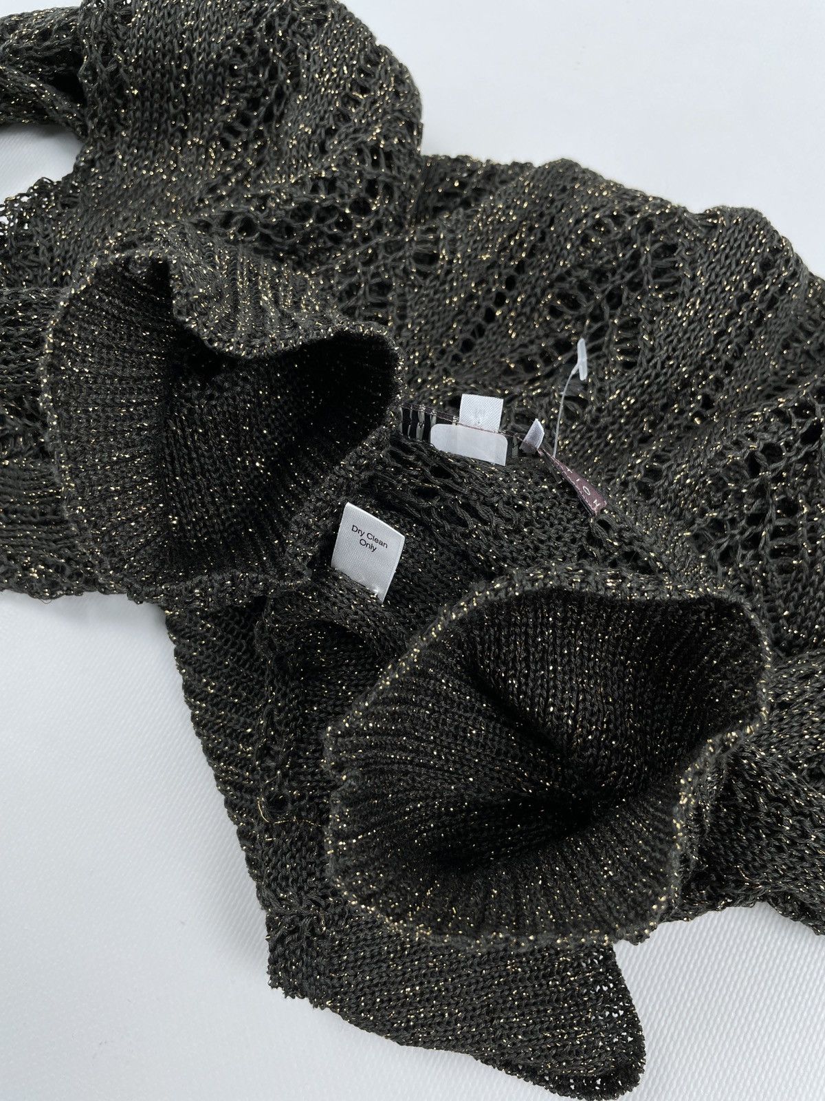 Iris von Arnim PERUVIAN CONNECTION Knit Cotton Lurex Top L/S Jumper Sweater Size M / US 6-8 / IT 42-44 - 15 Thumbnail