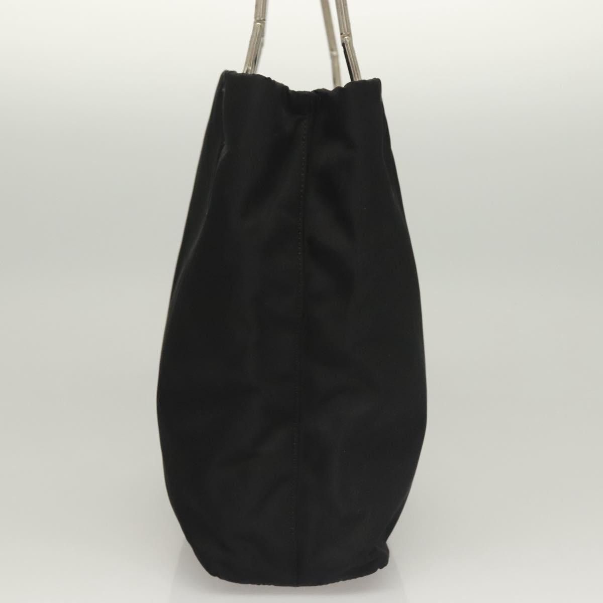 Prada PRADA Hand Bag Nylon Black Silver Size ONE SIZE - 4 Thumbnail