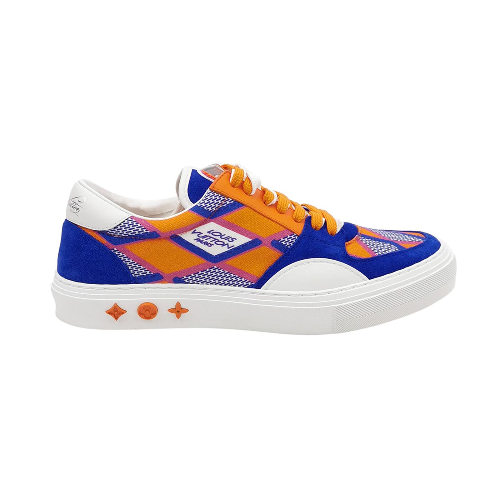 Louis Vuitton Louis Vuitton Color-blocked Low-Top Sneakers 42 Size US 9 / EU 42 - 1 Thumbnail