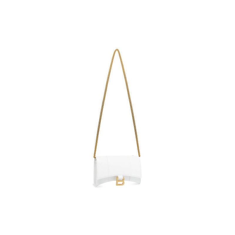 Balenciaga o1la1rc1a0226 Size: OS / Hourglass Wallet On Chain Box White Size ONE SIZE - 2 Thumbnail