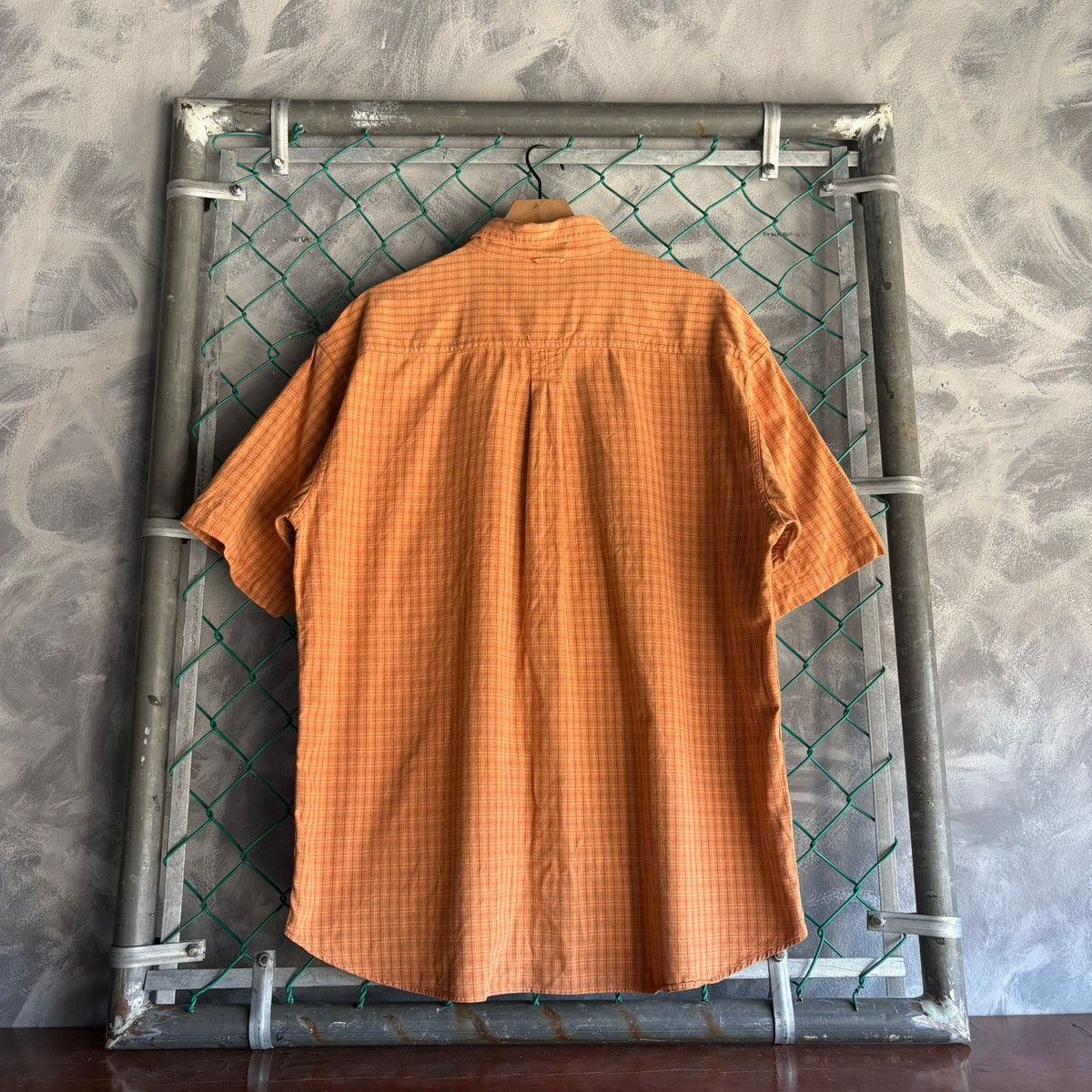 Timberland Timberland Button Down Shirt Plaid Short Sleeves Size US XL / EU 56 / 4 - 8 Thumbnail