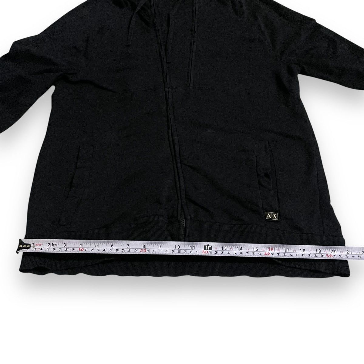 If Six Was Nine Vintage Black Armani Exchange AX Zipper Hoodie Bondage Size US L / EU 52-54 / 3 - 11 Thumbnail