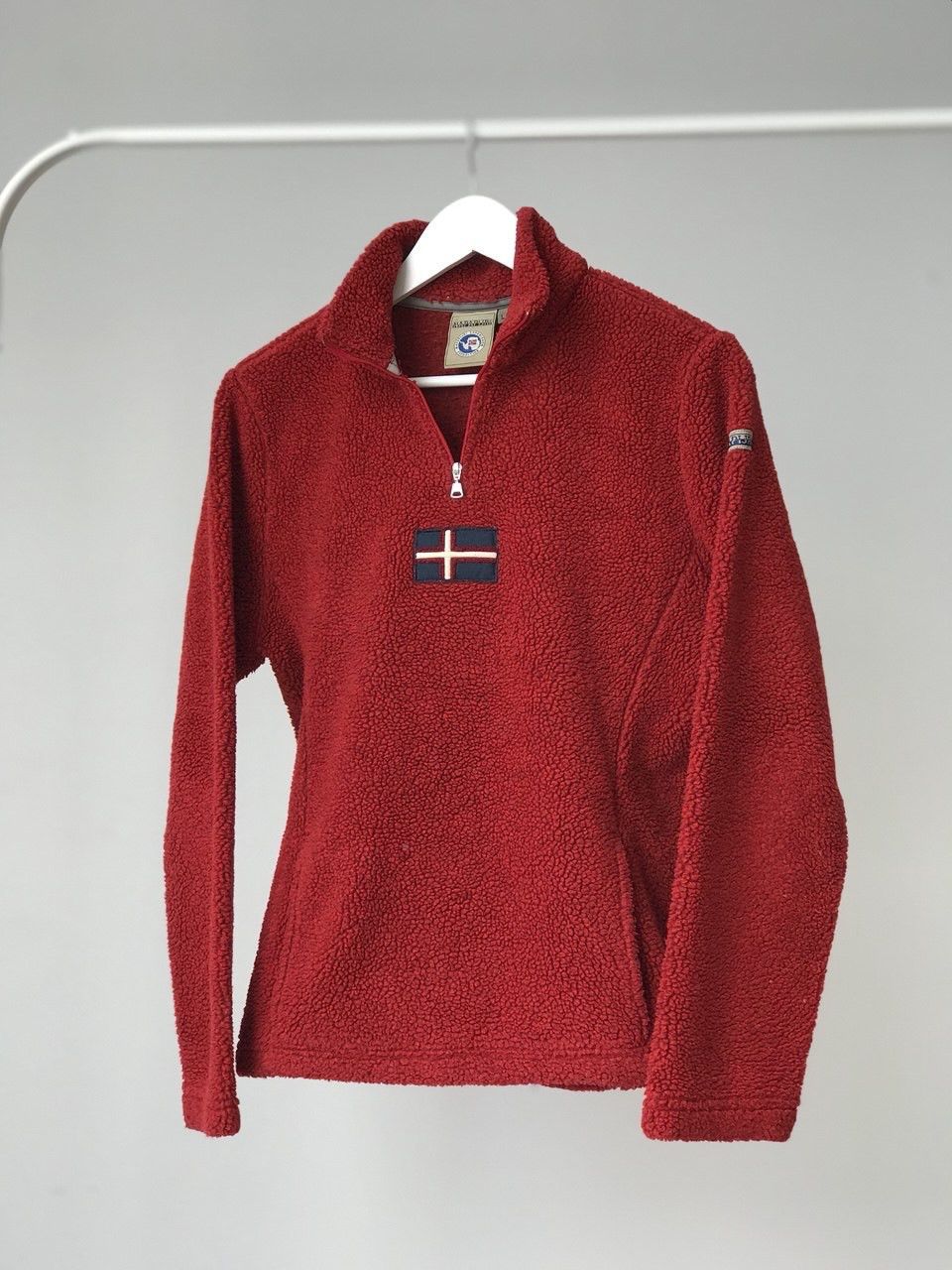 Napapijri Vintage Napapijri Fleece Pullover Sweater Size L / US 10 / IT 46 - 1 Thumbnail