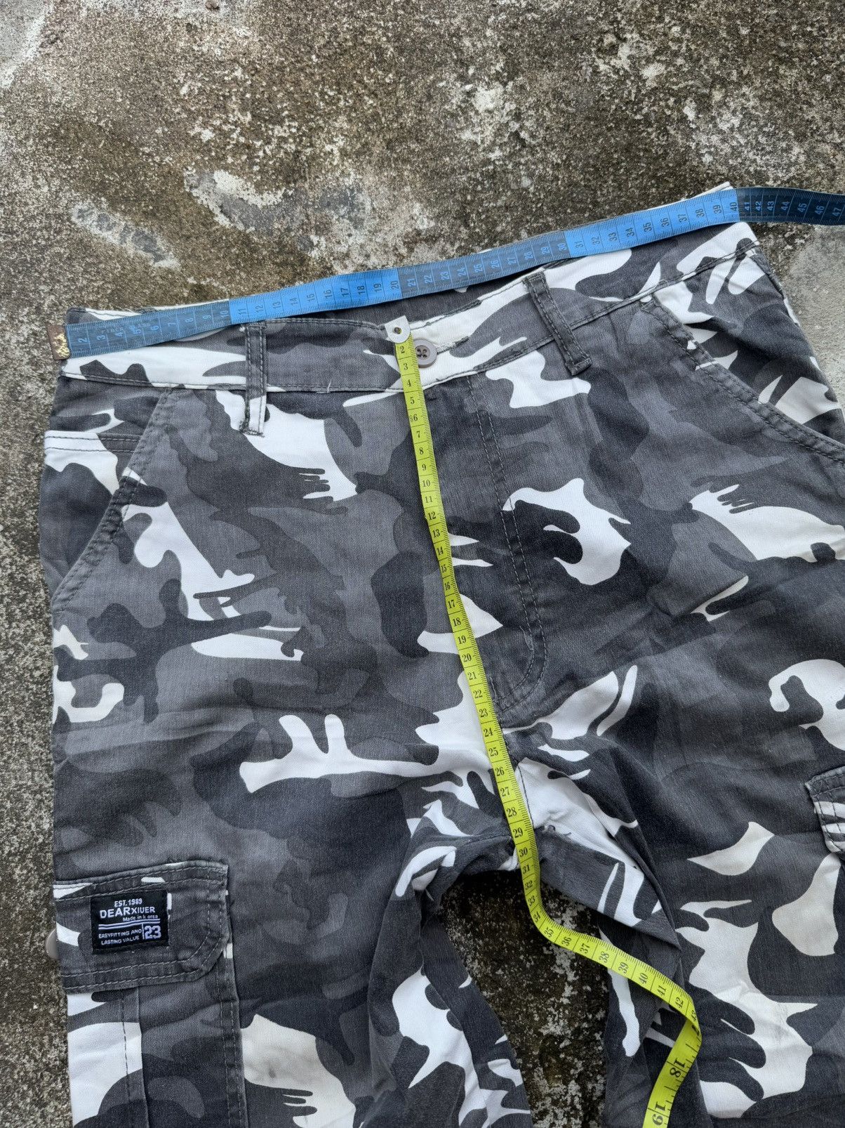 If Six Was Nine × Japanese Brand × Le Grande Bleu (L.G.B.) japanese brand 5km camo cargo pants Size US 30 / EU 46 - 6 Thumbnail