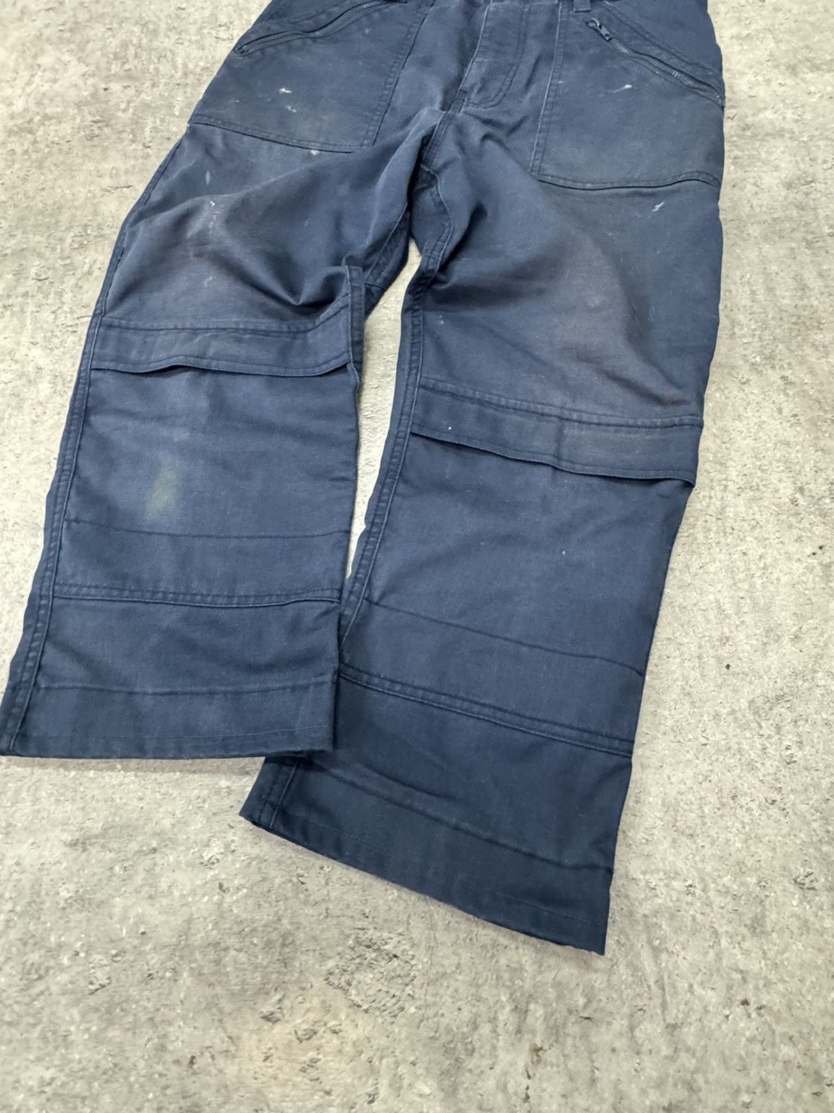 Japanese Brand ᶠᵃⁿᶜʸᵍᵘʸ Cropped Cargo Pants Workwear Bondage Vintage Pants Size US 32 / EU 48 - 2 Thumbnail