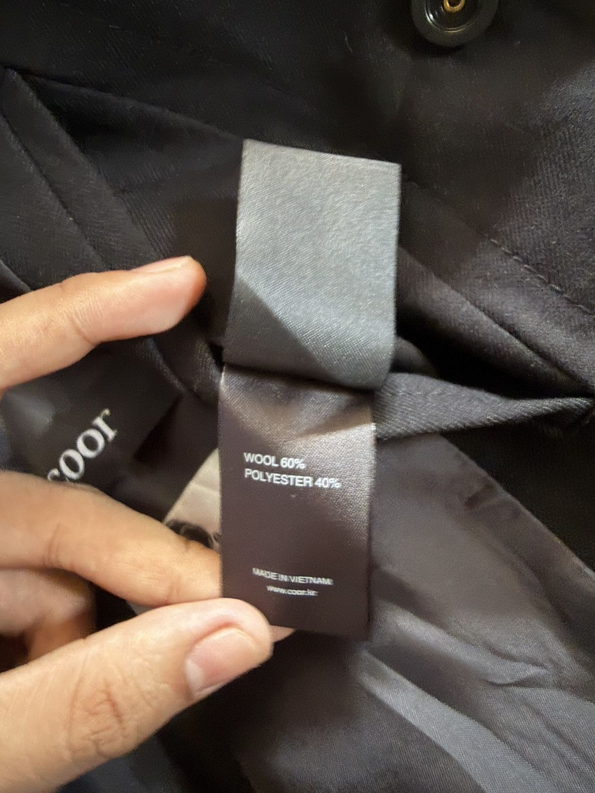 RECTO COOR 1-Pocket Black Wool Jacket Size US L / EU 52-54 / 3 - 8 Thumbnail