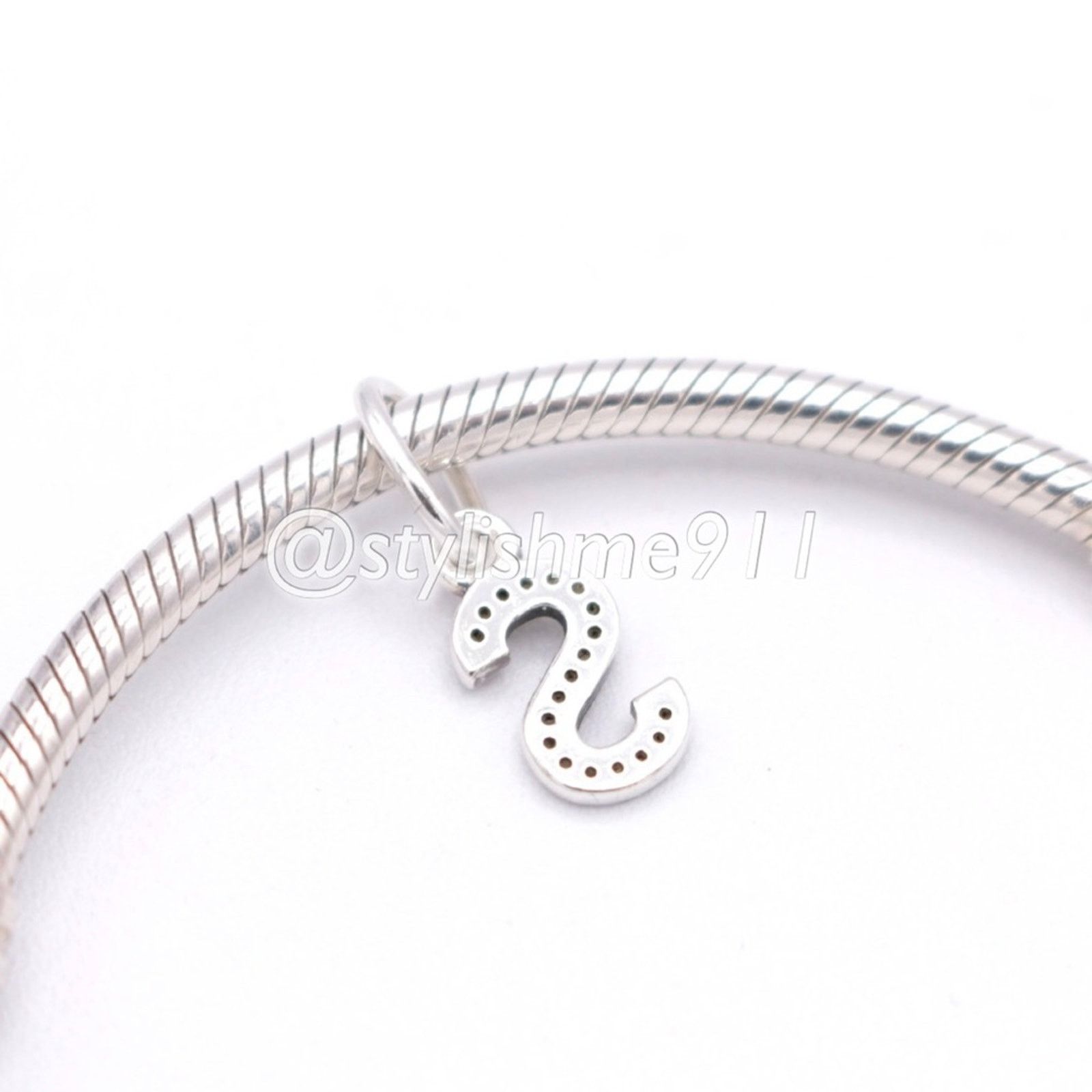 pandora Authentic PANDORA Letter S Dangle with Zirconia - 791331CZ Size ONE SIZE - 4 Thumbnail