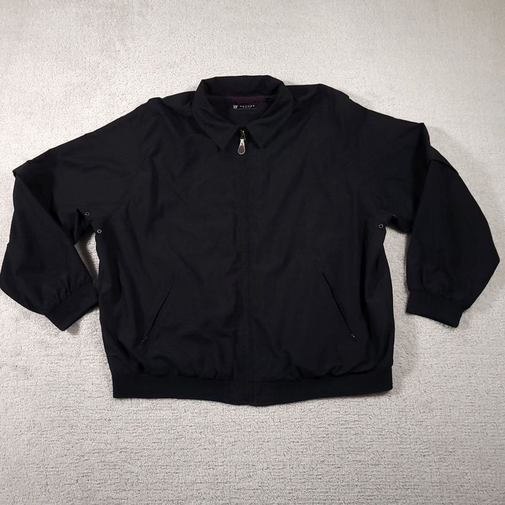 Vintage VINTAGE Oxford Golf Jacket Mens XL Black Performance Zip Off Sleeves Collared Size US XL / EU 56 / 4 - 2 Thumbnail
