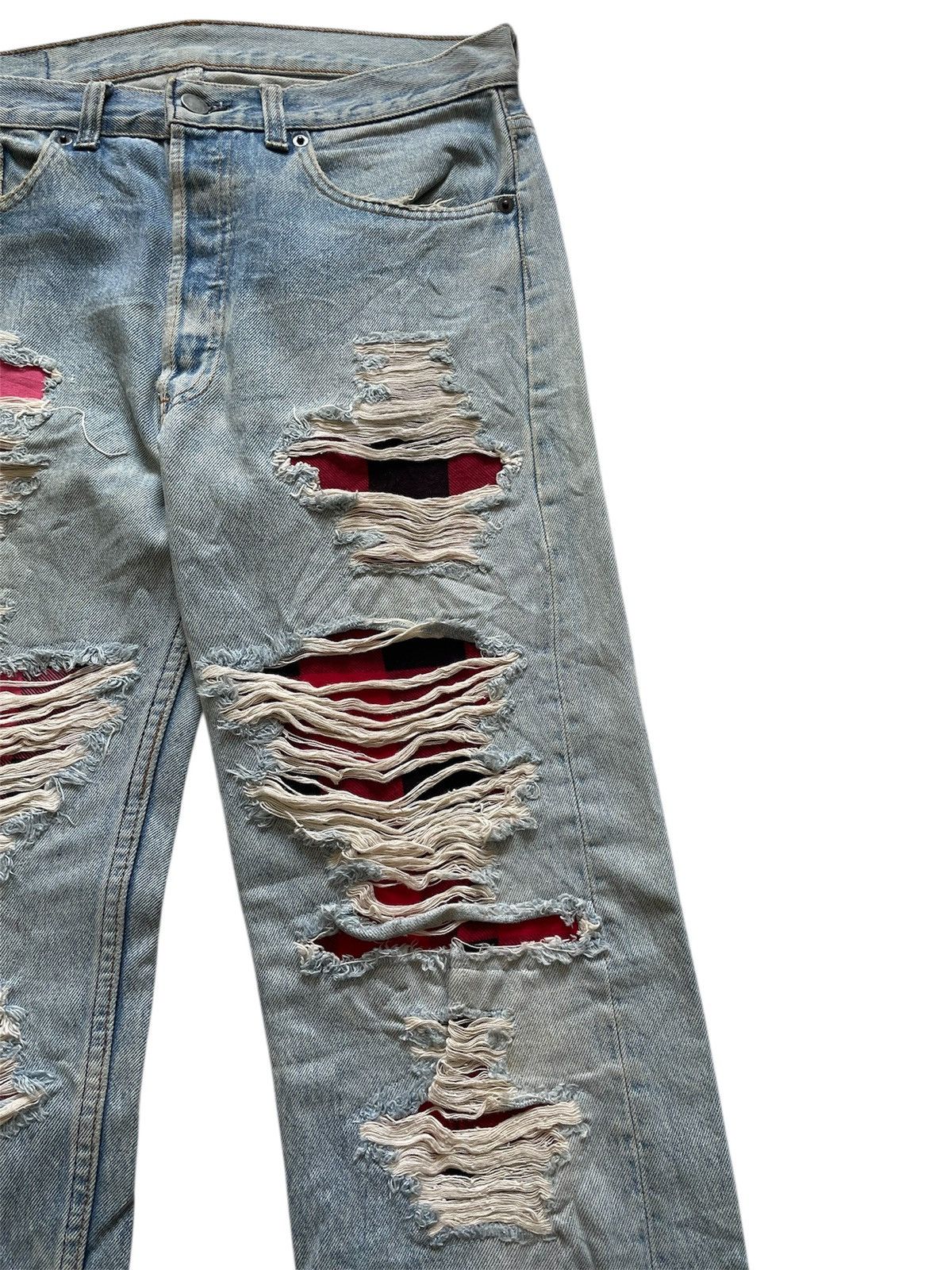 Japanese Brand × Vintage Vintage Japanese Brand Thrashed&Repair inspired Number Nine Size US 32 / EU 48 - 6 Thumbnail
