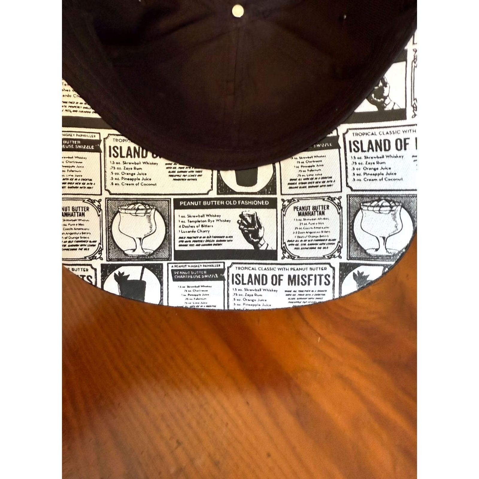 Peanuts Headstart Skrewball Sheep Hat Black Gold Snapback Cap EUC Size ONE SIZE - 5 Thumbnail