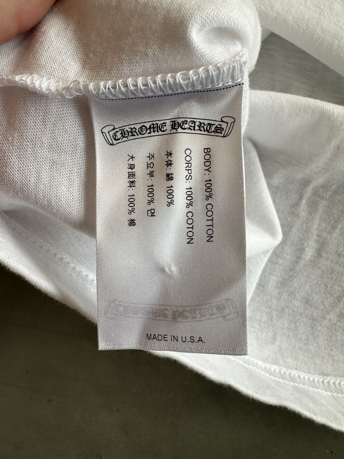 Chrome Hearts Chrome Hearts CH + Abramovic T-Shirt white Size US M / EU 48-50 / 2 - 4 Thumbnail