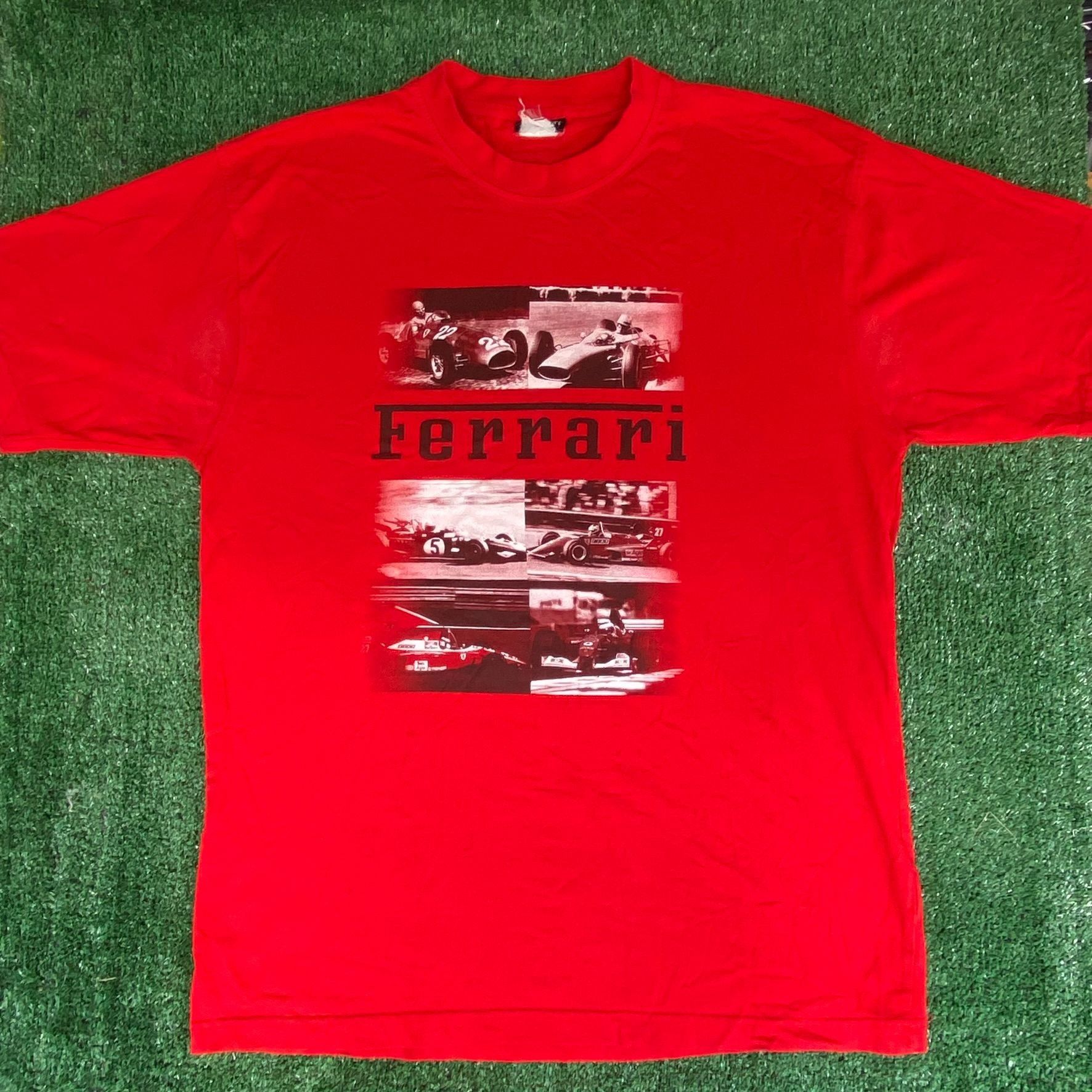 Ferrari Vintage Y2K Ferrari Racing Shirt Formula 1 Uno F1 Team Tee Size US XL / EU 56 / 4 - 1 Thumbnail