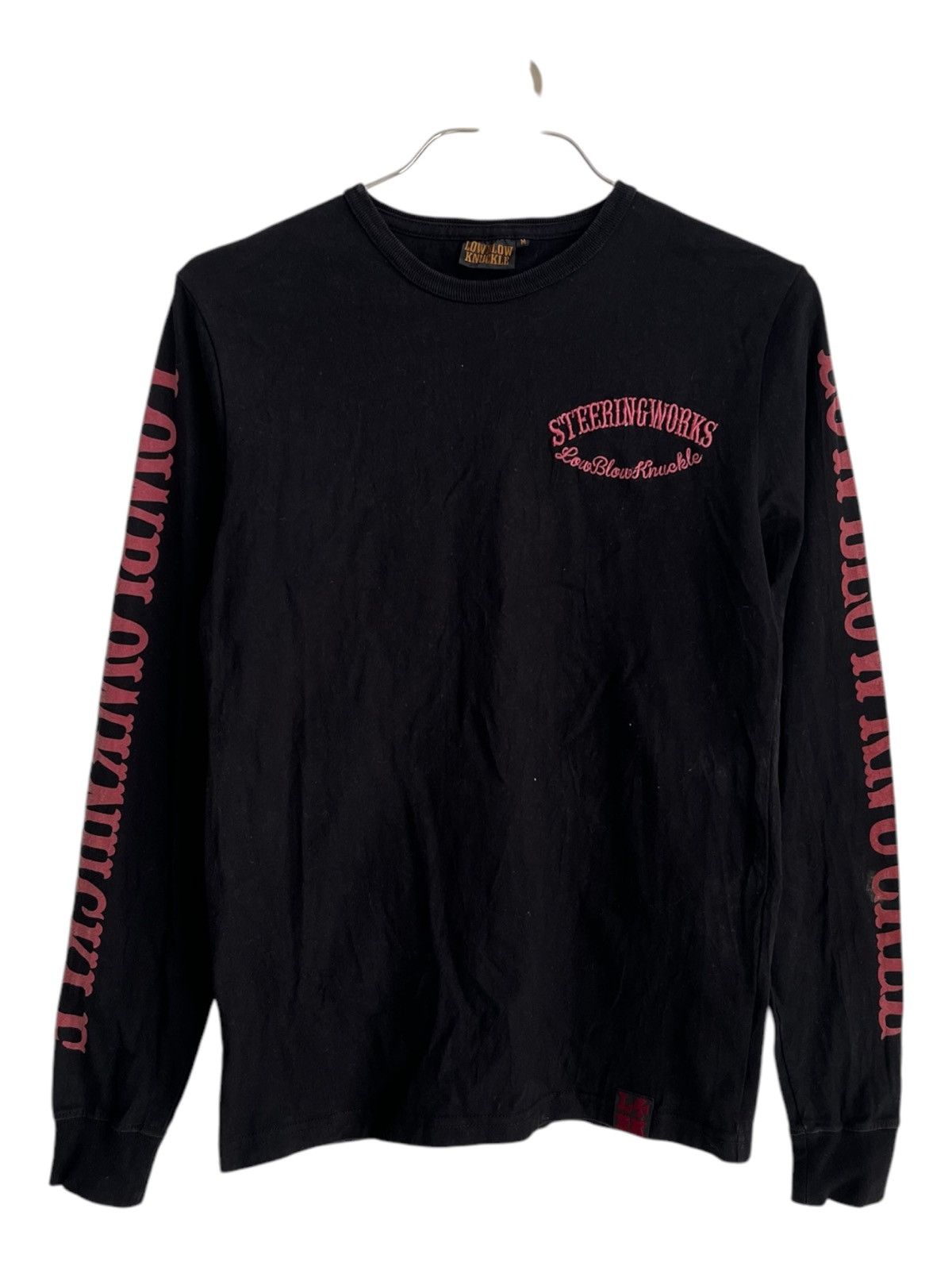 The Flat Head Low Blow Knuckle 🇯🇵 "Steering Works" Motorcyclist LS Shirt Size US S / EU 44-46 / 1 - 3 Thumbnail